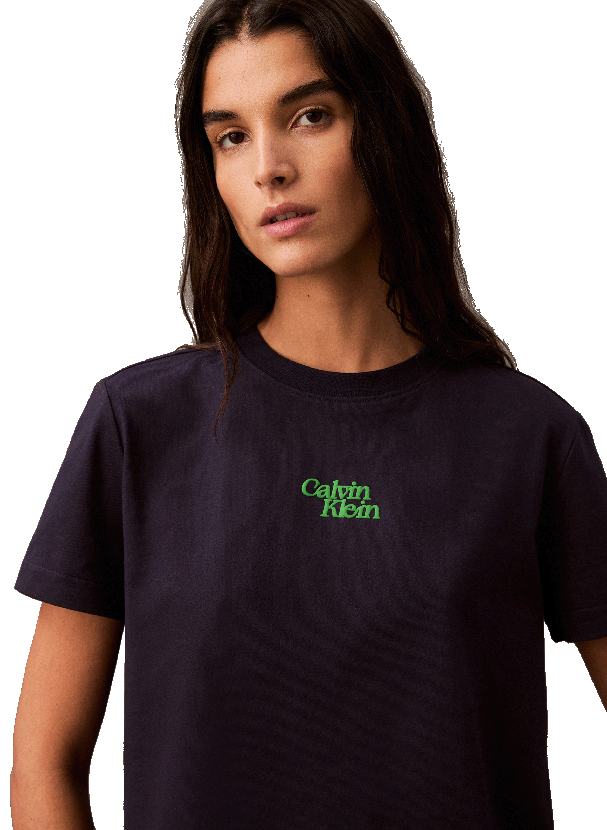 T-shirt en coton CALVIN KLEIN Bleu