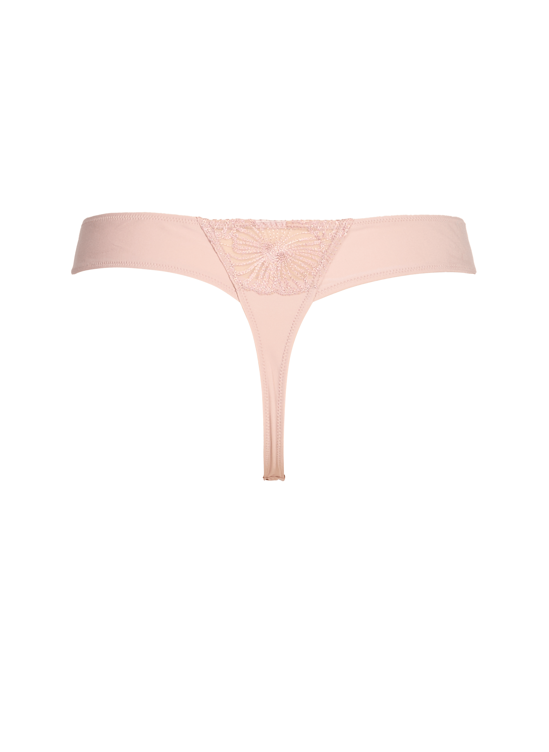 Tanga en dentelle WACOAL Beige