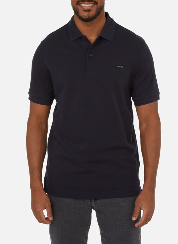 Cotton polo shirt Blue by CALVIN KLEIN CALVIN KLEIN Cotton polo shirt Blue