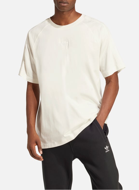 T-shirt Premium Essentials en coton Blanc by ADIDAS ADIDAS T-shirt Premium Essentials en coton Blanc