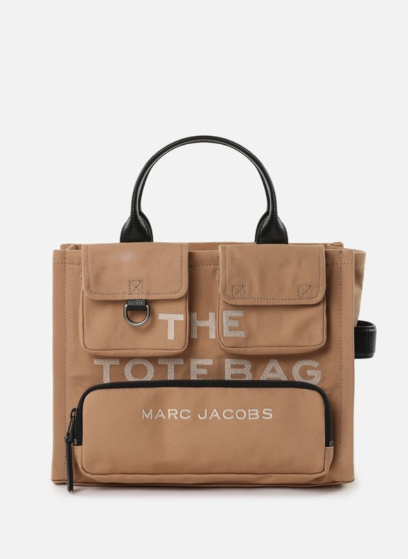 The Cargo Canvas Medium Tote Bag Brown by MARC JACOBS MARC JACOBS The Cargo Canvas Medium Tote Bag Brown