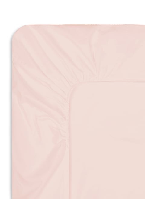 Drap housse en satin de coton RoseAU PRINTEMPS PARIS Drap housse en satin de coton RoseAU PRINTEMPS PARIS