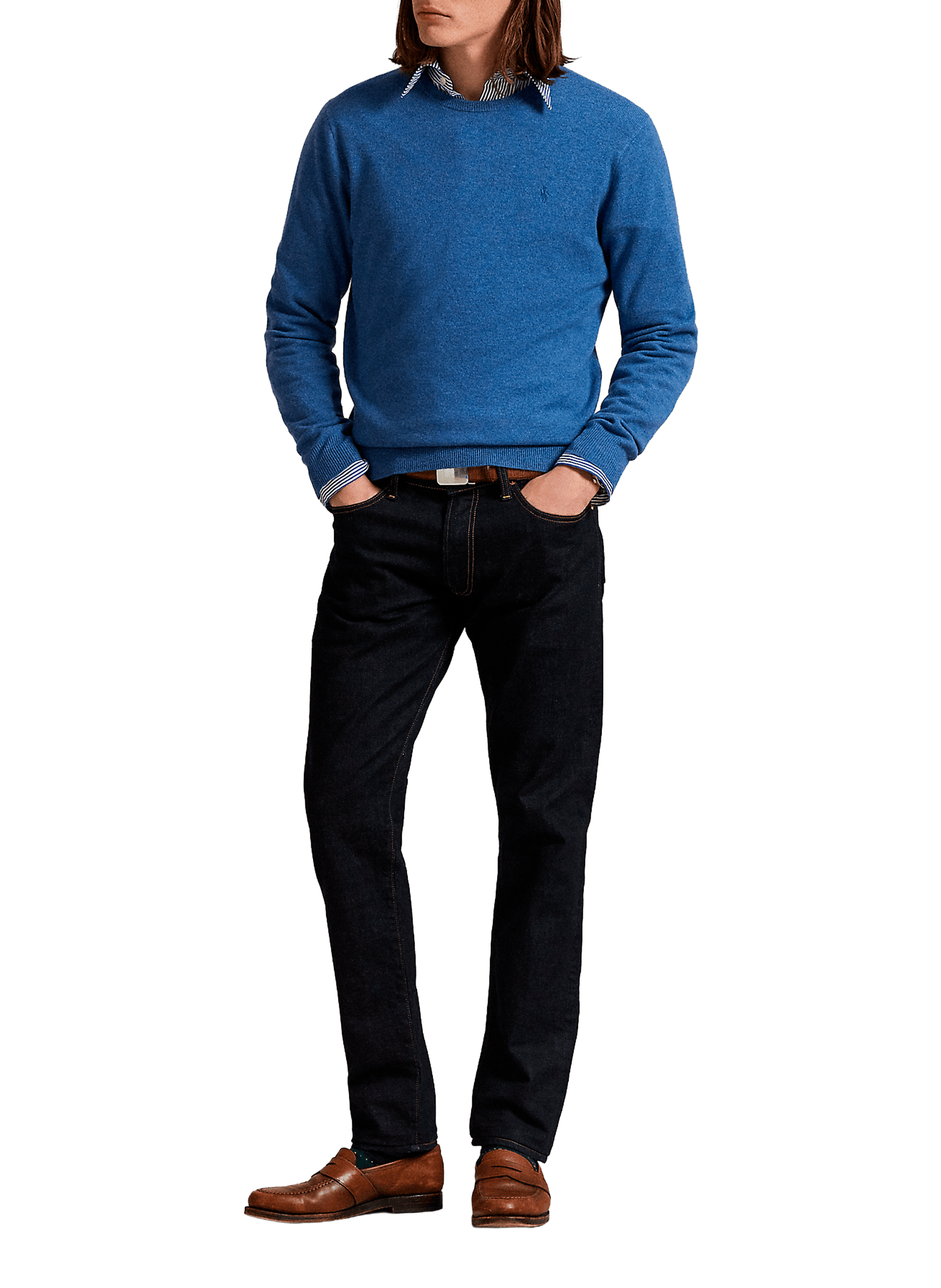  Round-neck wool jumper POLO RALPH LAUREN Blue