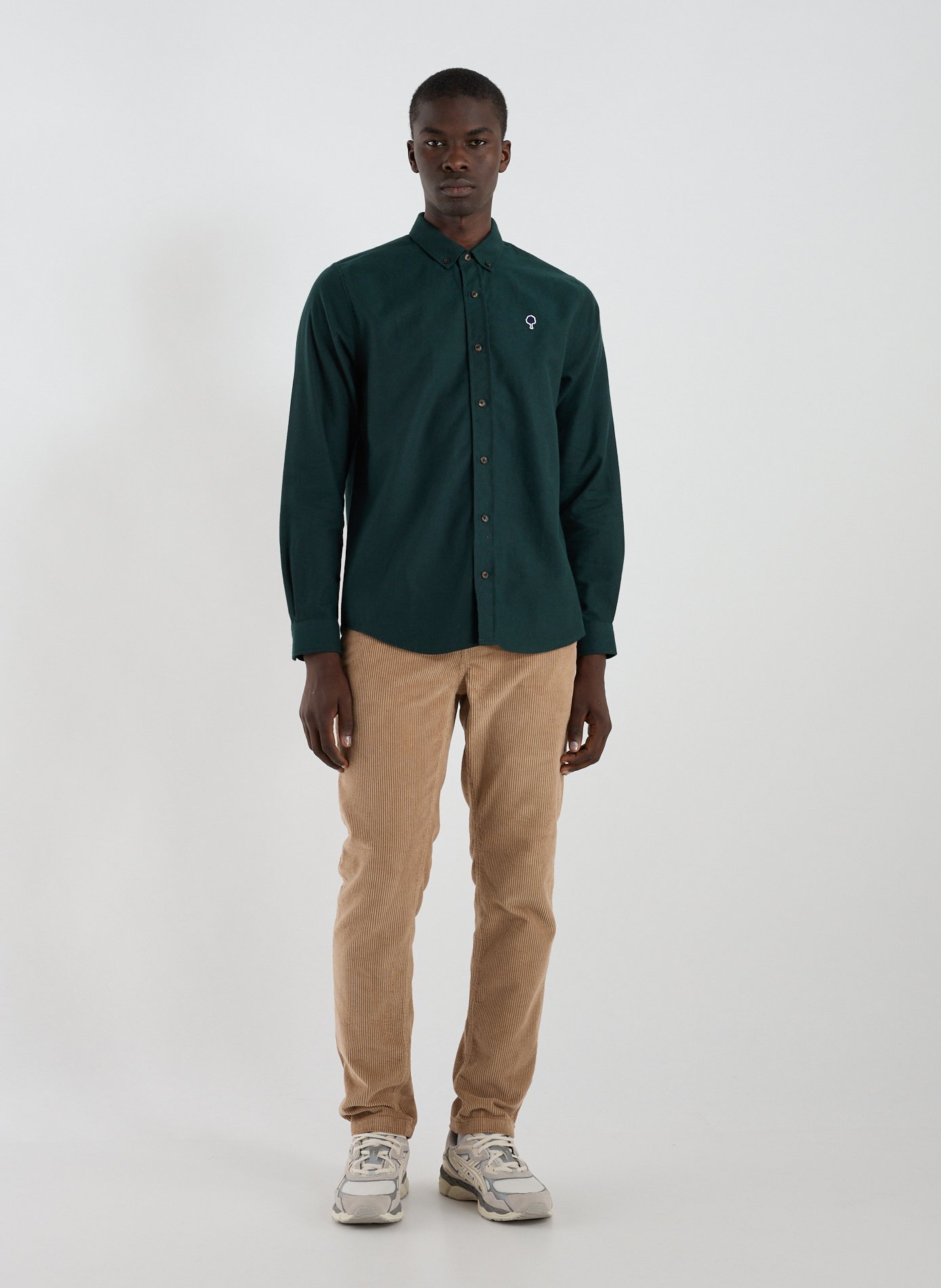  Cotton shirt FAGUO Green