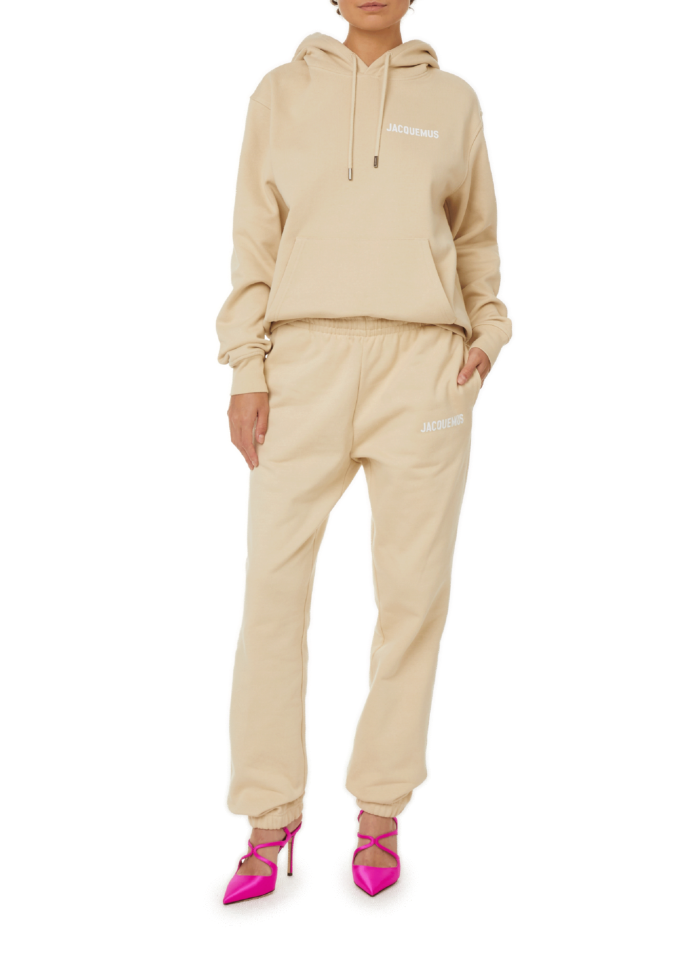 Le Sweatshirt Jacquemus cotton hoodie JACQUEMUS Beige