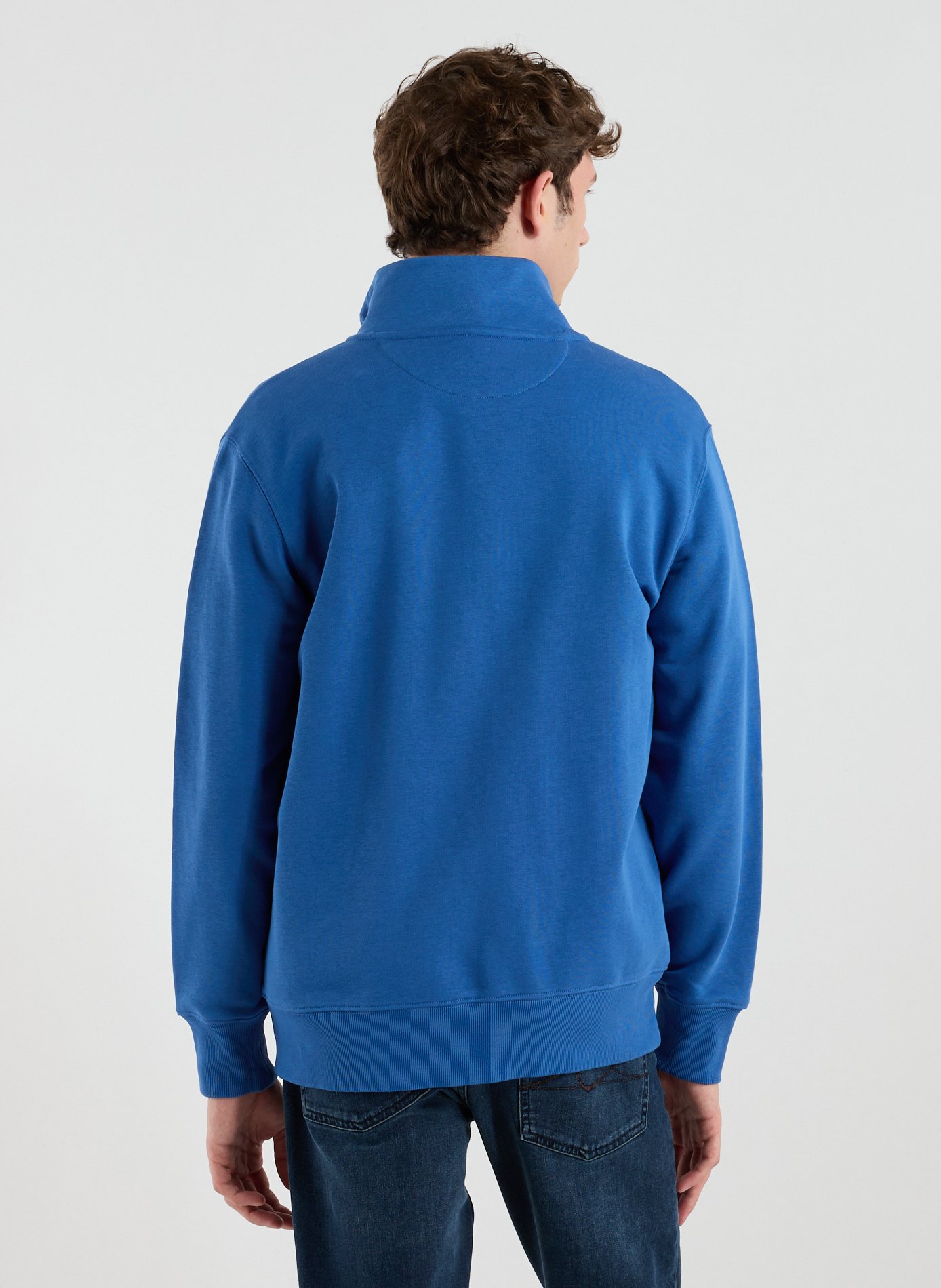 Cotton hoodie GANT Blue