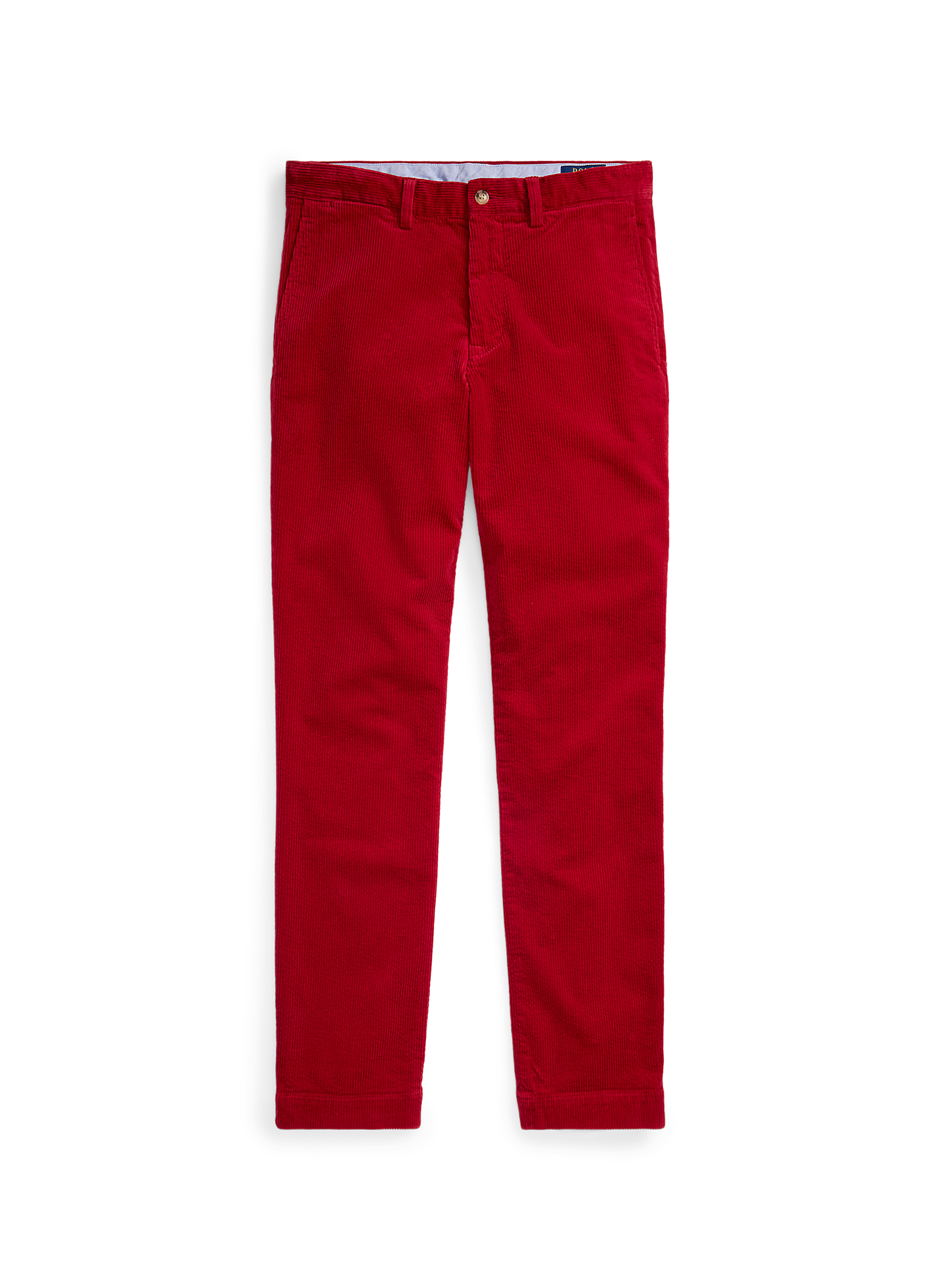 POLO RALPH LAUREN Pantalon droit en velours côtelé  Rouge