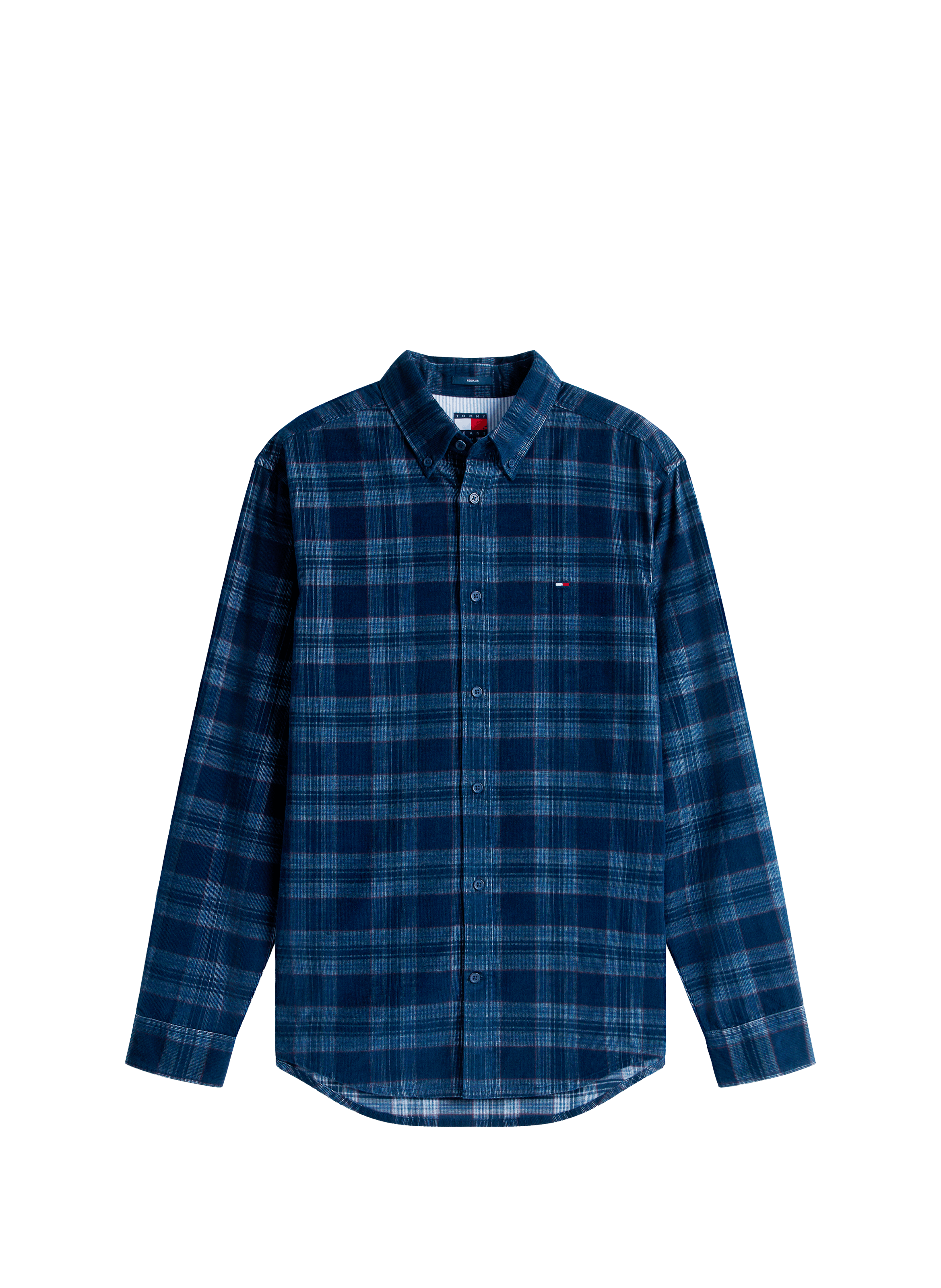 Check cotton Shirt TOMMY HILFIGER Blue