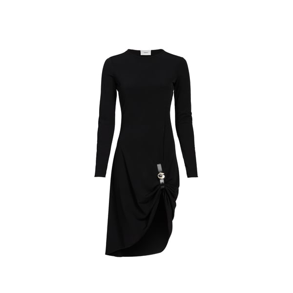 Robe midi avec boucle latérale Robe midi avec boucle latérale
