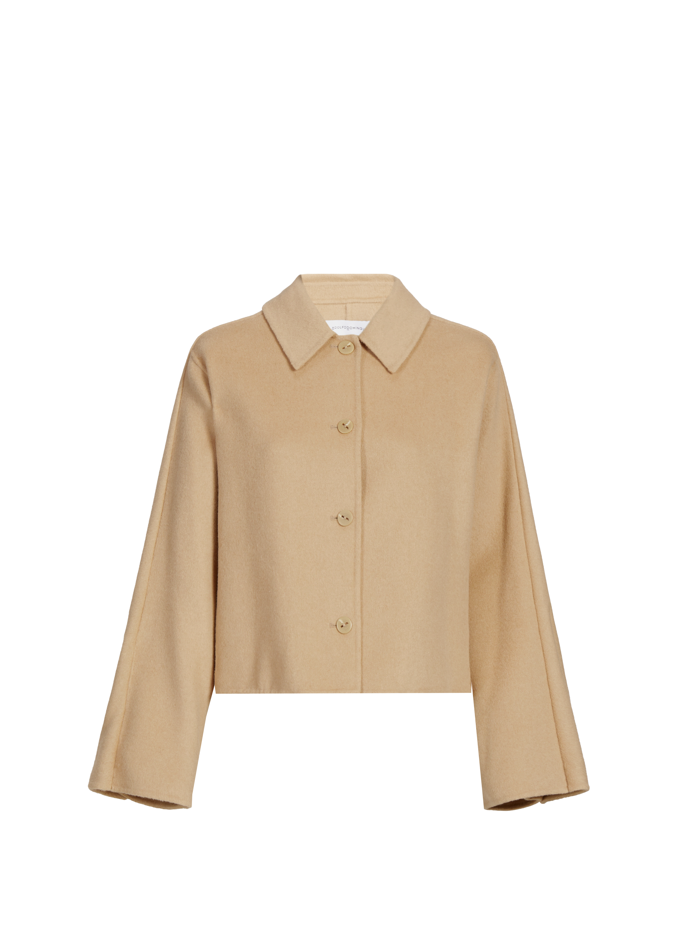 Veste courte à cape ADOLFO DOMINGUEZ Marron