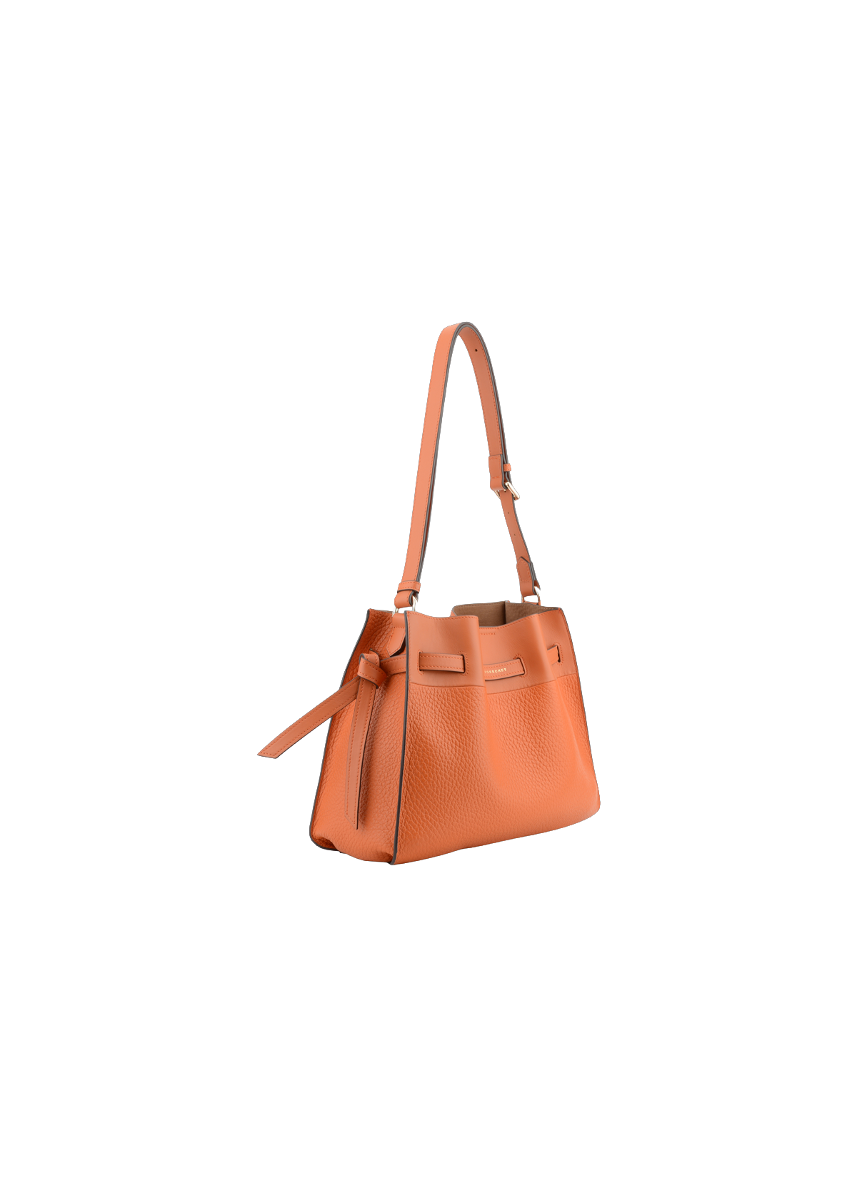 Blossom | Sac à main MM en cuir de vachette POURCHET Orange