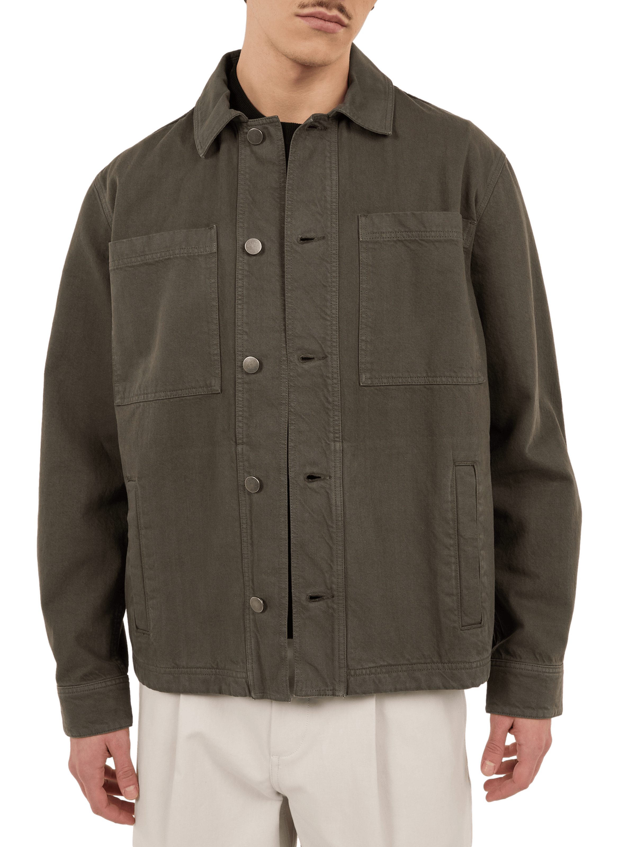 Jacket in cotton SAISON 1865 Khaki