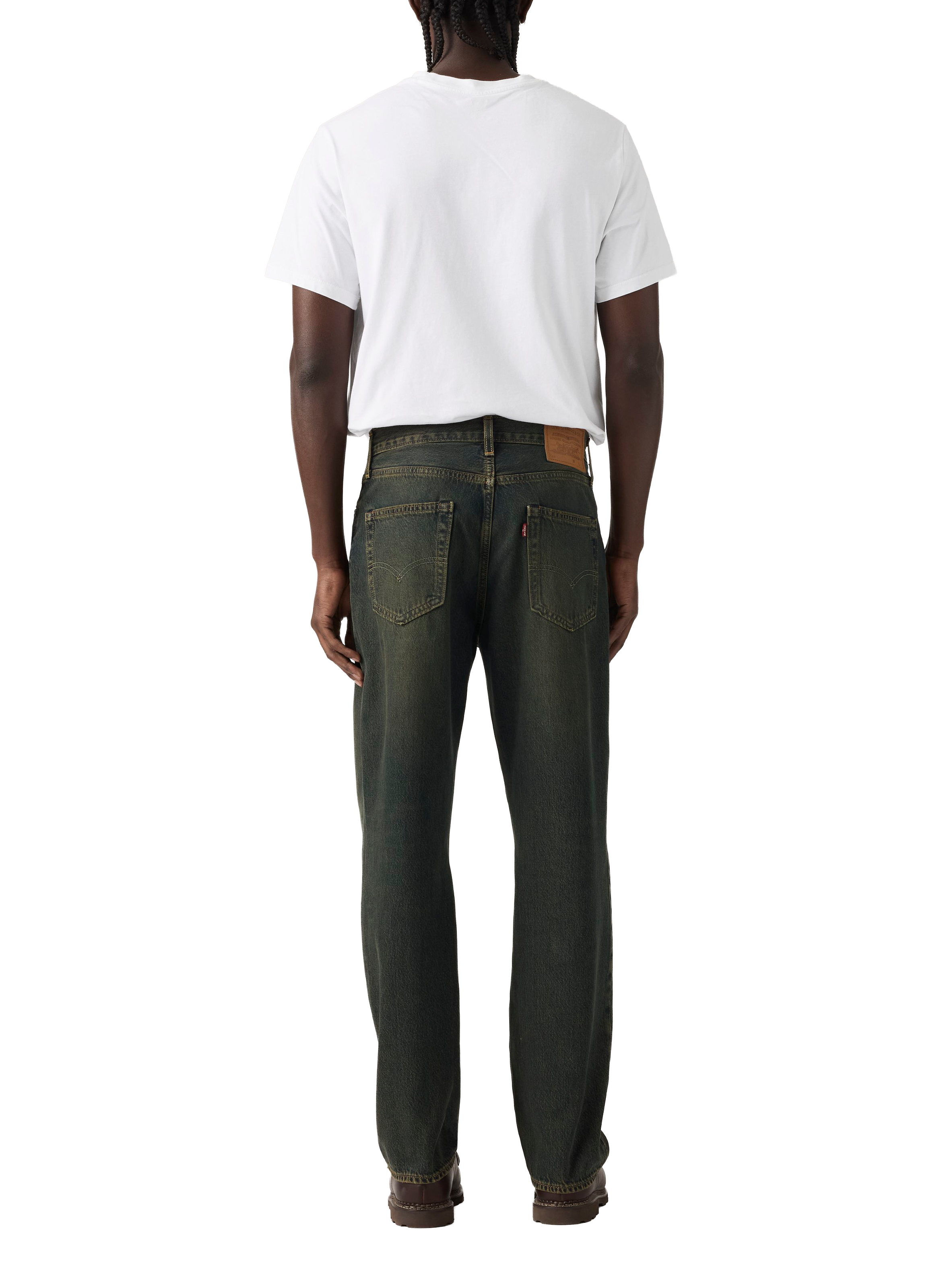 Straight Leg Jeans 568 in Cotton LEVI'S Blue