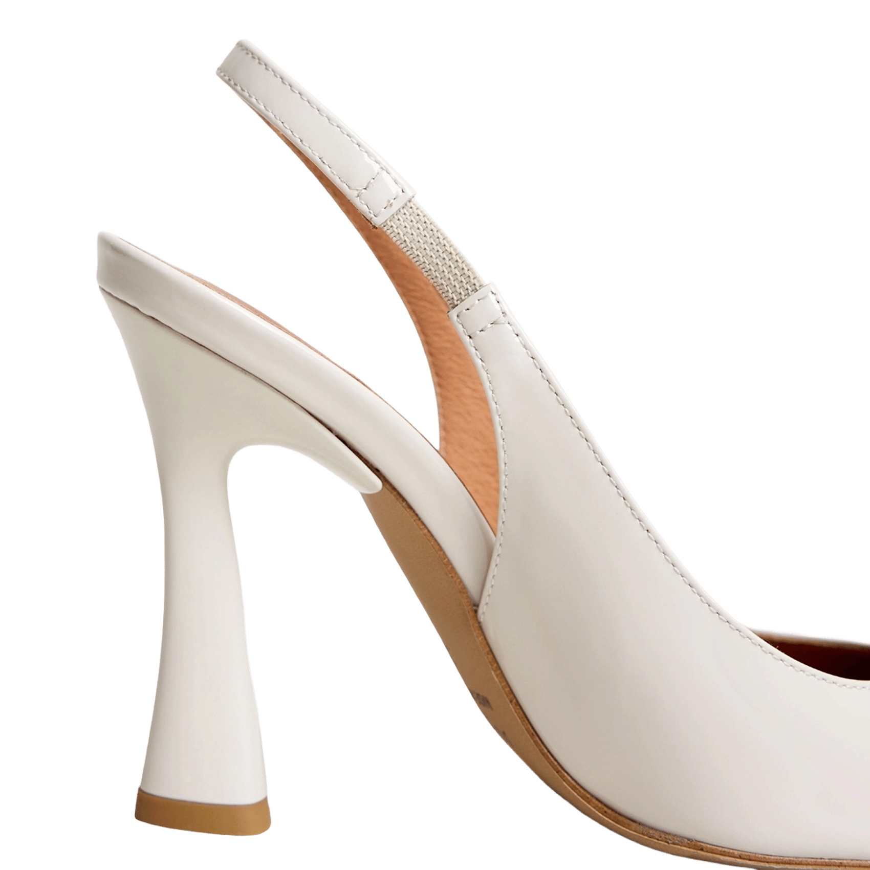 Escarpins en cuir verni dressy JONAK Blanc