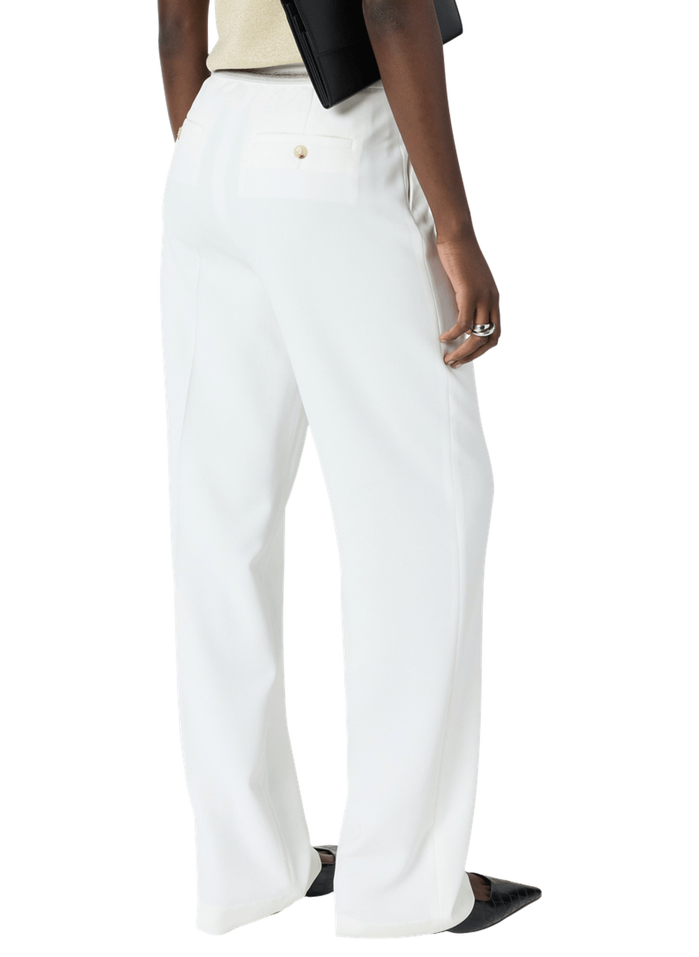 Pantalon fluide au dos élastiqué - aelia GERARD DAREL Beige