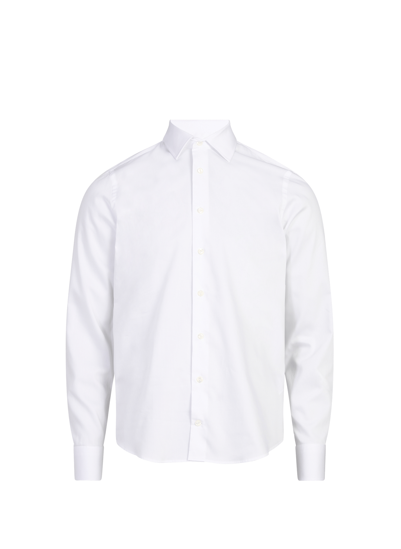 Straight classic collar shirt in cotton VAN LAACK White