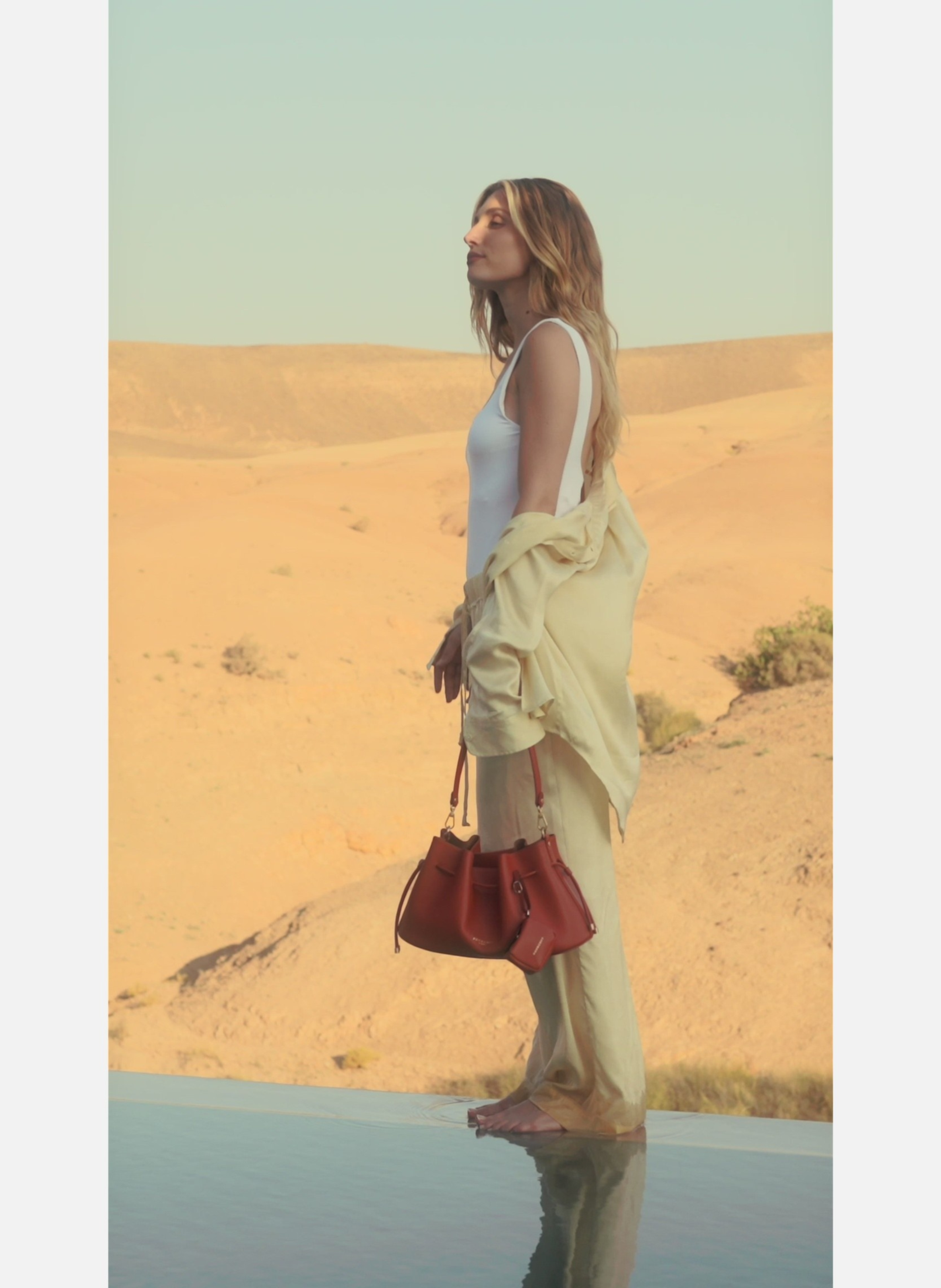 Florin | sac porté épaule POURCHET Orange