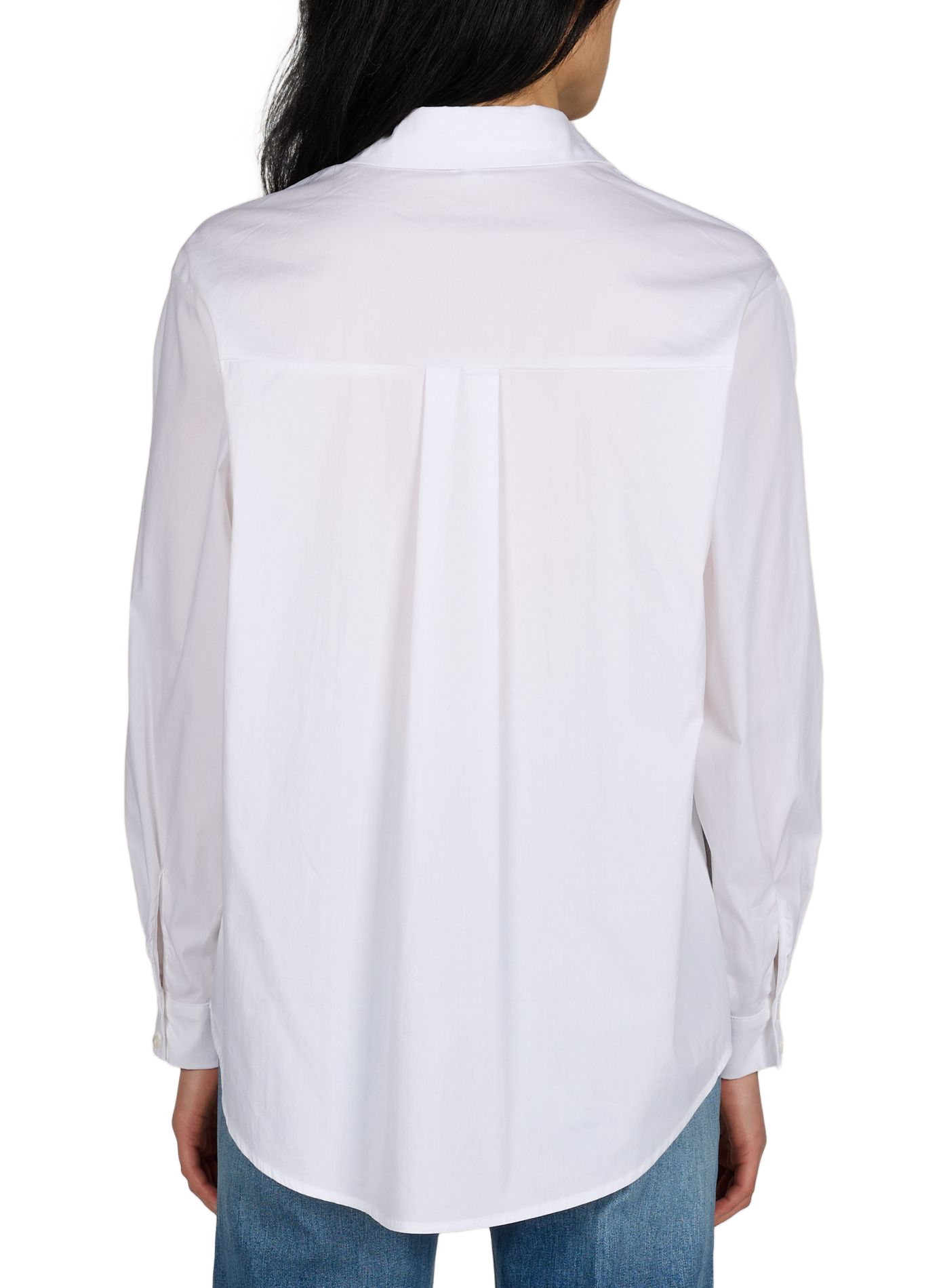 Straight cotton blend Shirt OBJECT White