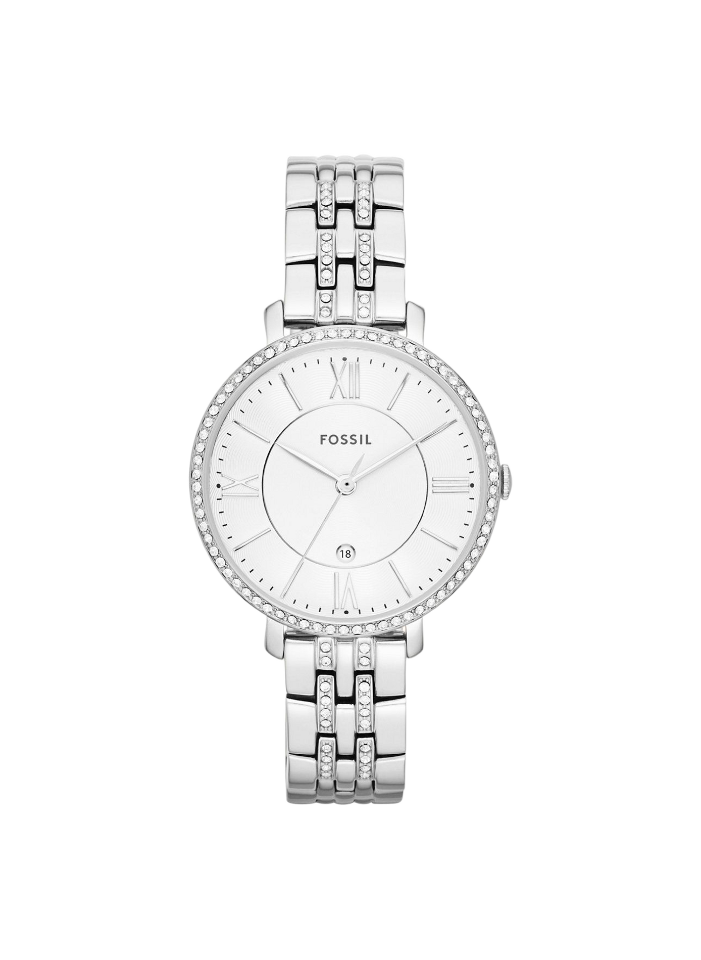 Montre JAcqueline en acier inoxydable FOSSIL Argent