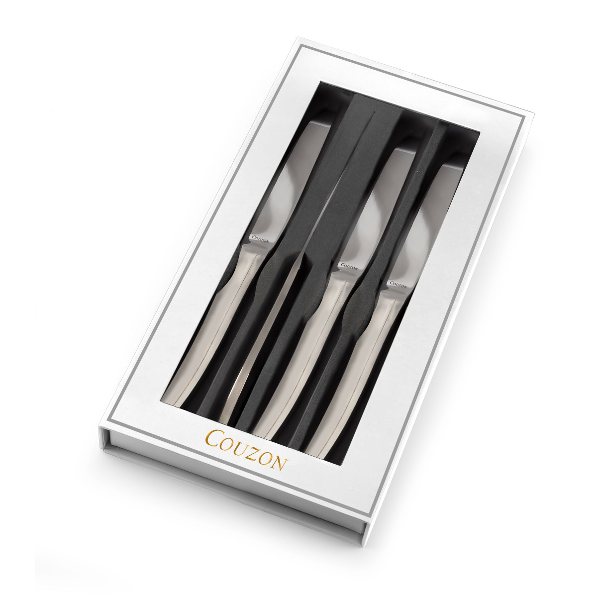 Persane - coffret 4 couteaux steak COUZON Argent