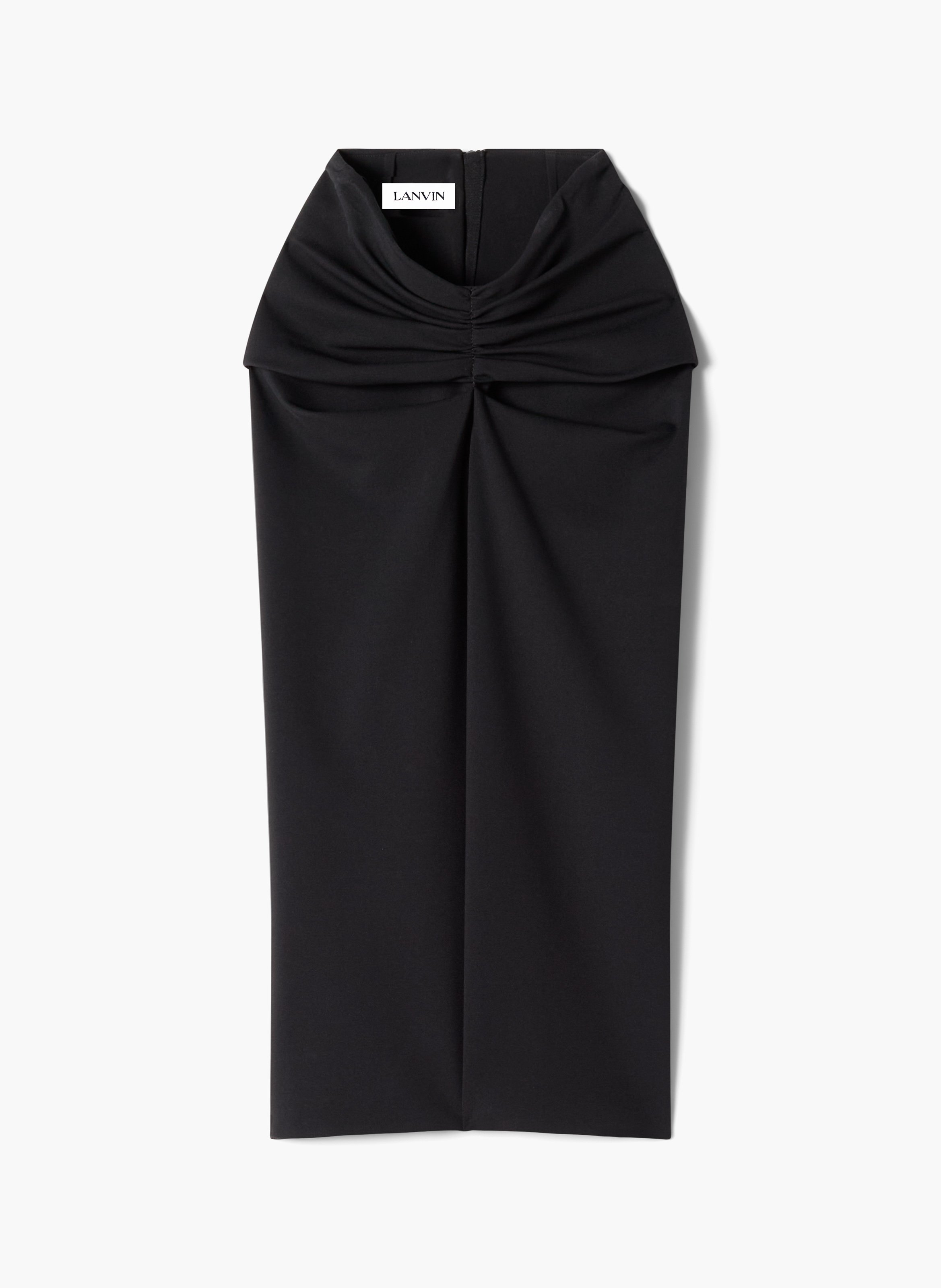 Jupe midi en jersey LANVIN Noir