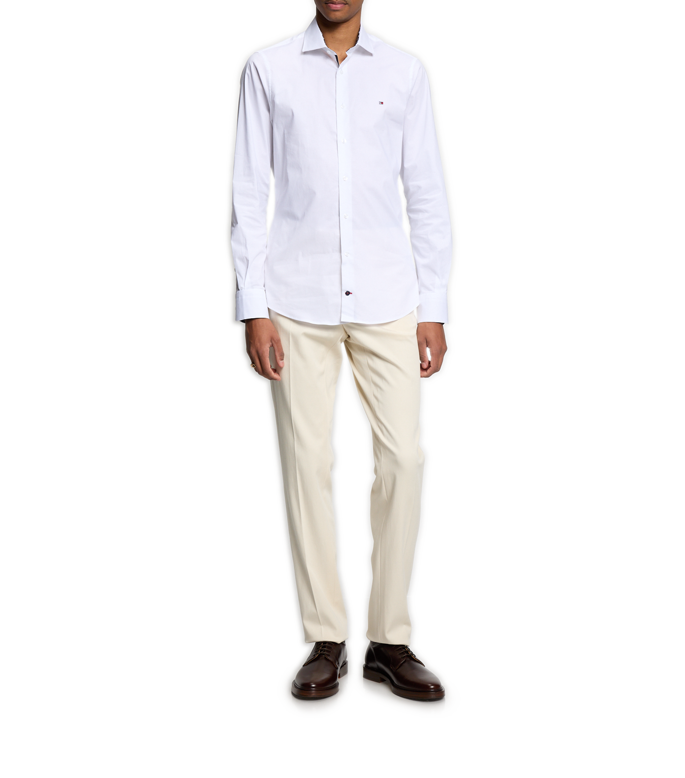 Camicia in cotone TOMMY HILFIGER Bianco