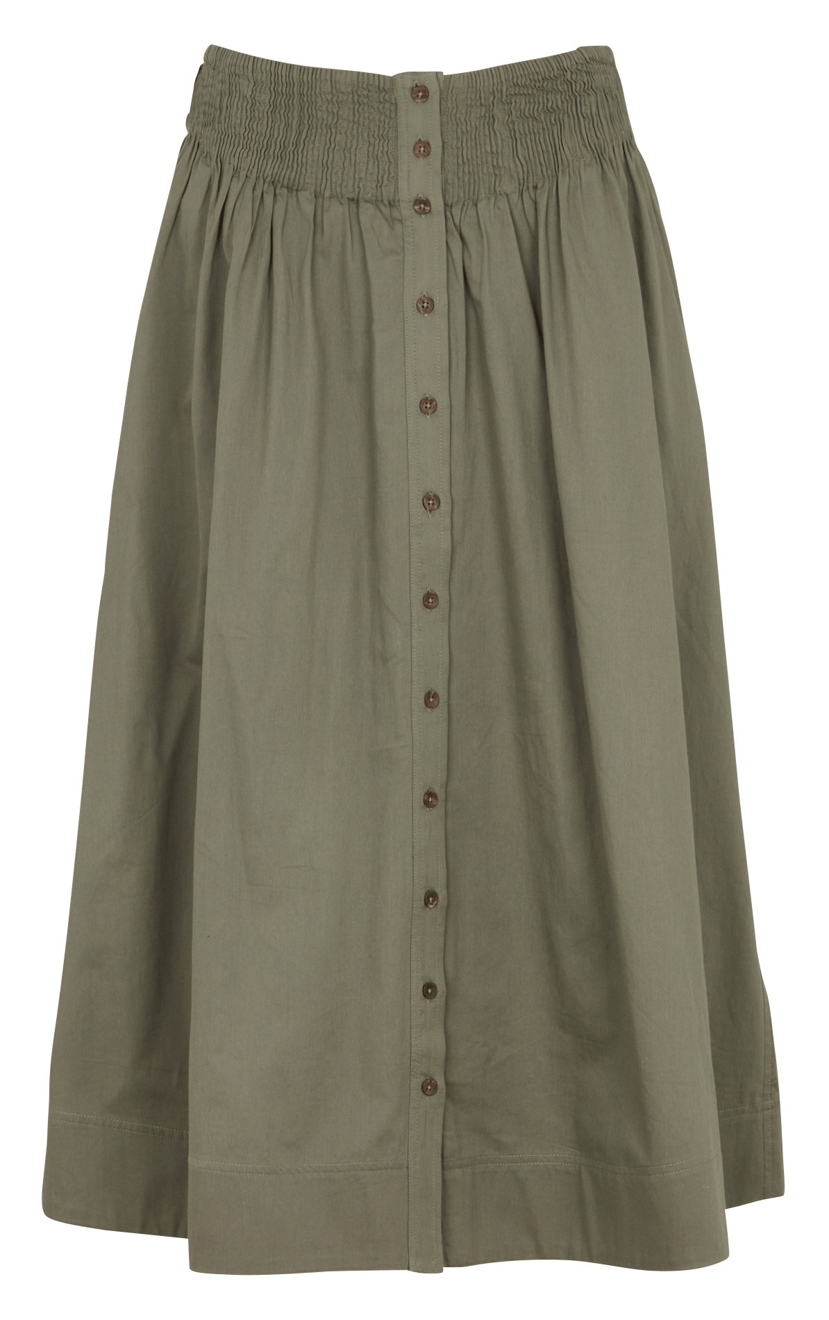 Jupe midi en coton orlando MAISON 123 Vert