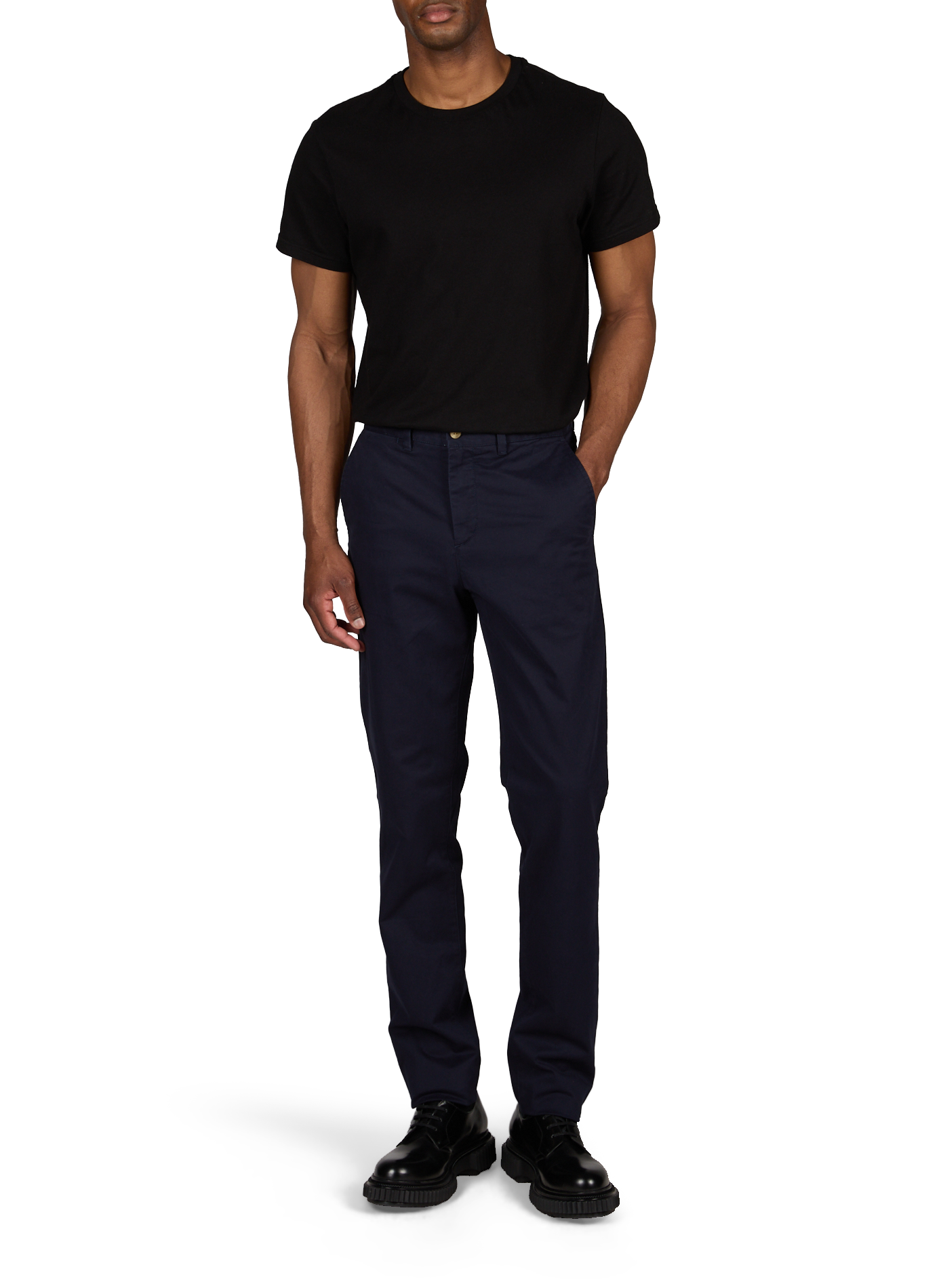 Gerade geschnittene Hose aus Baumwollmischung GANT Blau