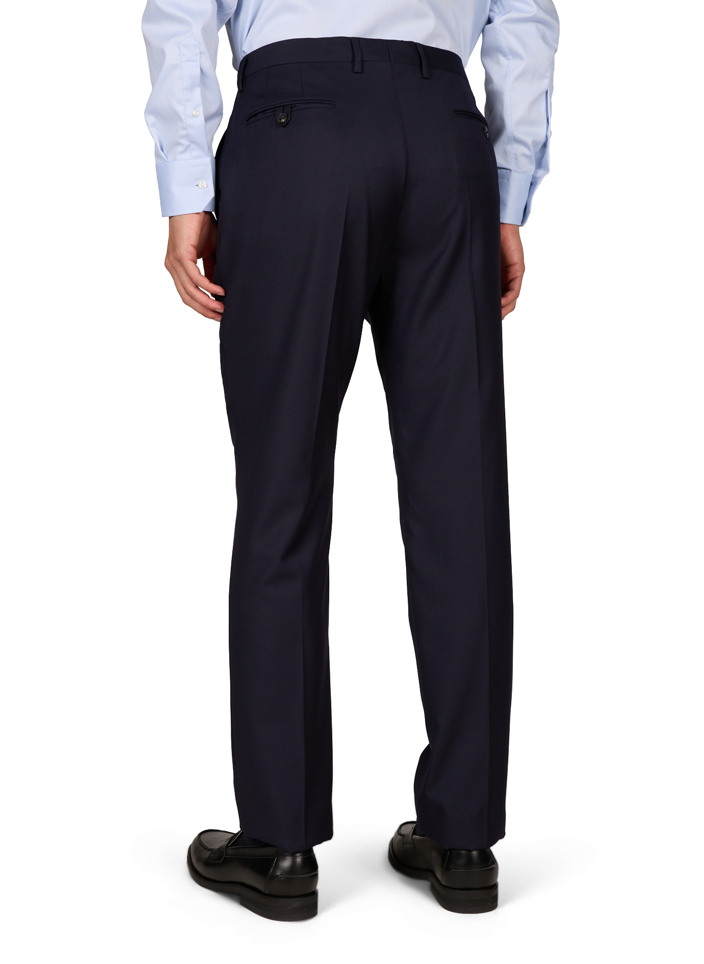 Tweedelig wollen kostuum. HACKETT Blauw
