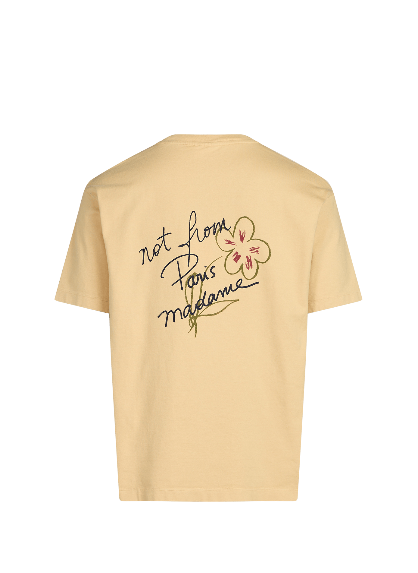Tee-shirt en coton DROLE DE MONSIEUR Jaune
