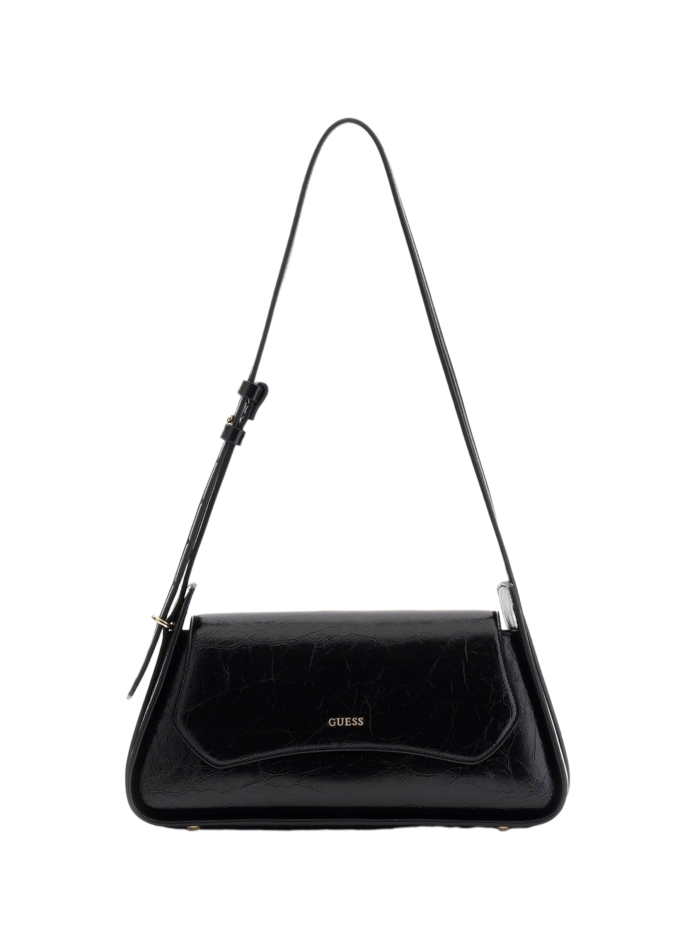 Sac verni craquelé Xena GUESS Noir