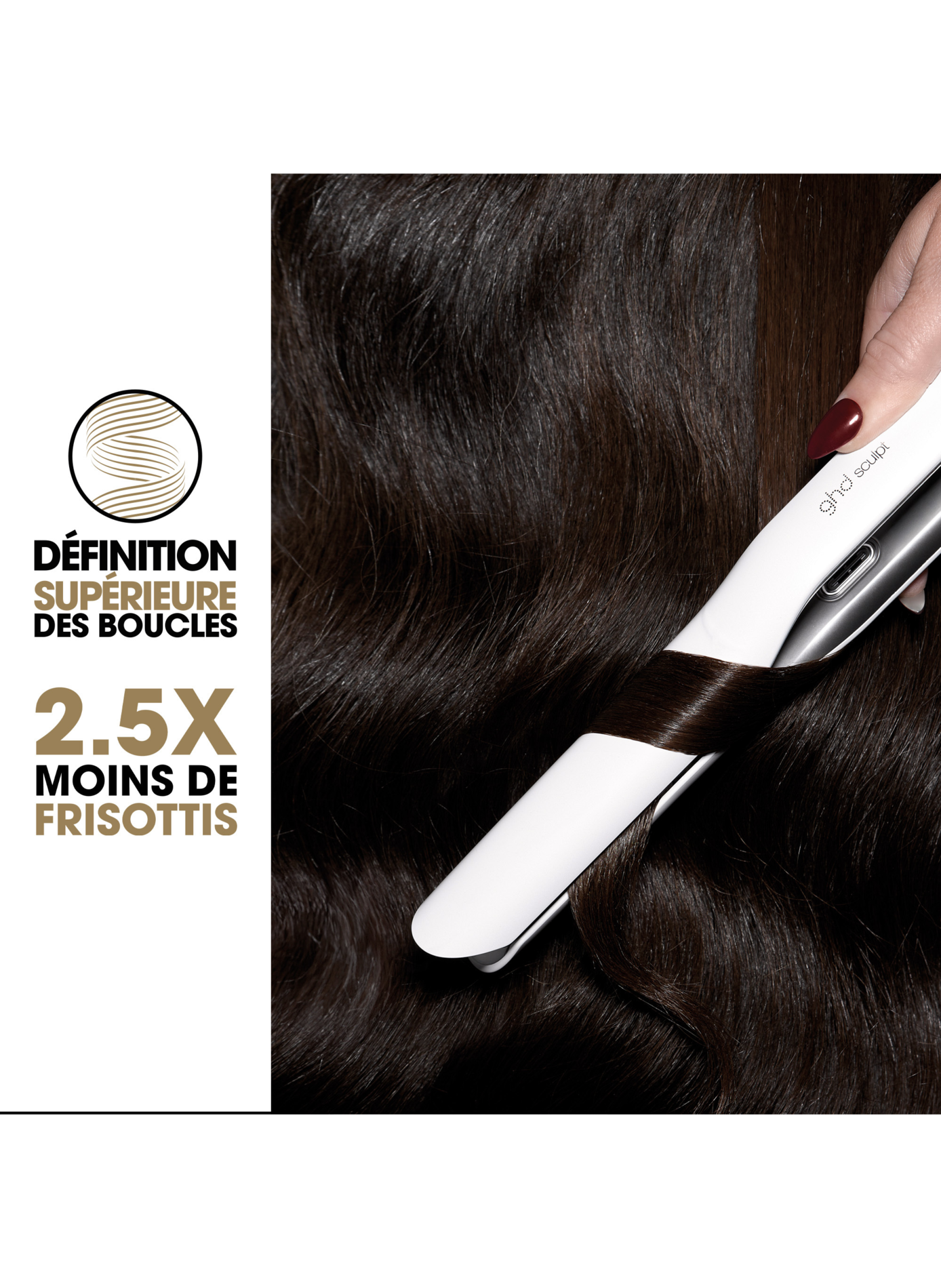 Lisseur GHD Sculp GHD Blanc