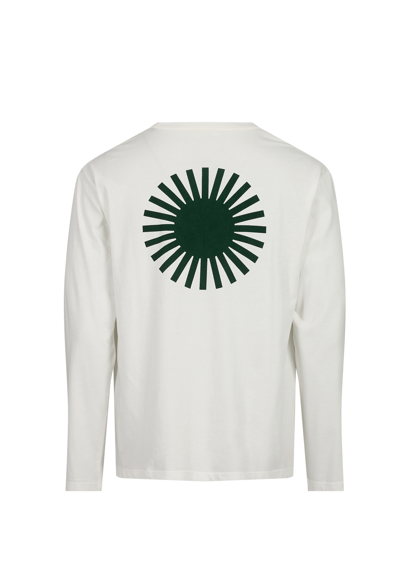 Gerader T-Shirt mit Rundhalsausschnitt und Siebdruck THINKING MU Weiss