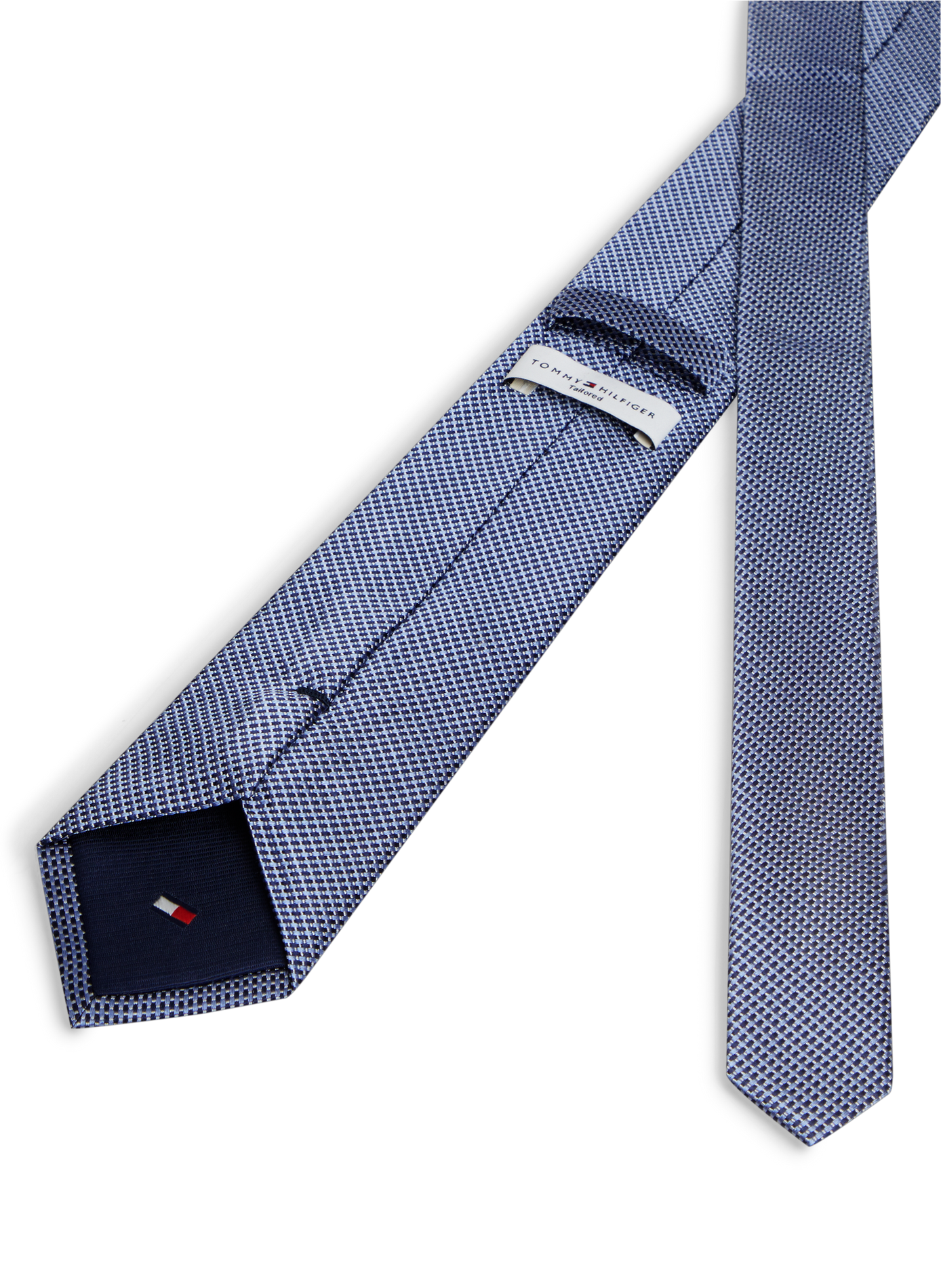 Zijden stropdas TOMMY HILFIGER Blauw