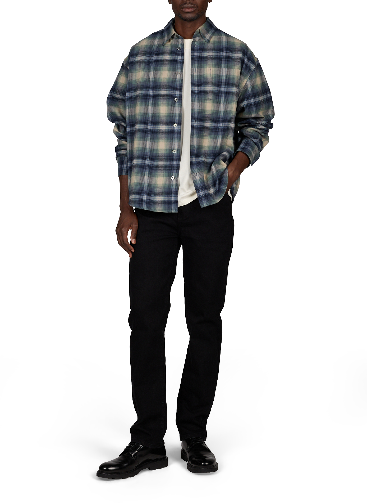 Straight cotton check shirt BELLEROSE Multicolour