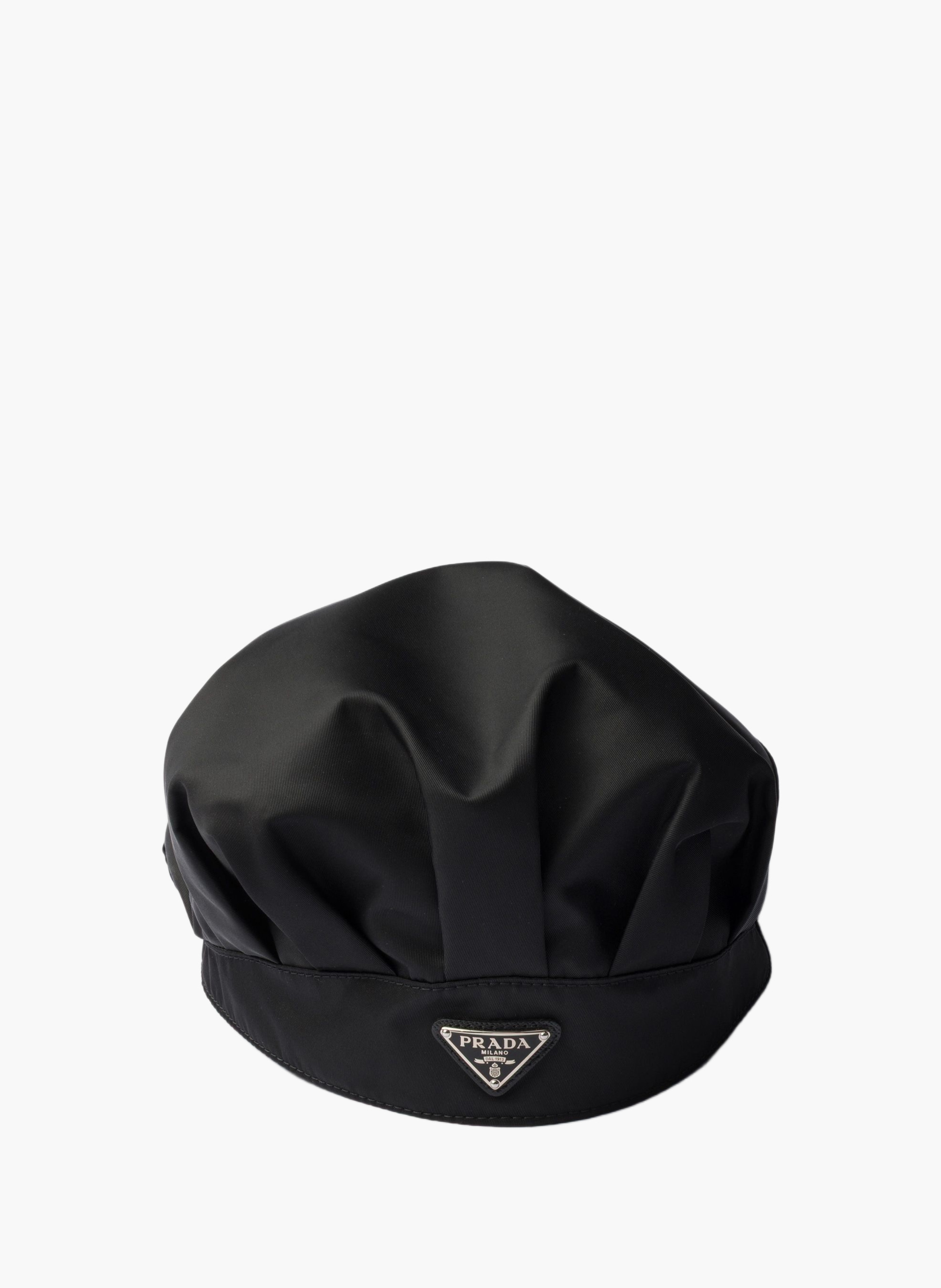 Casquette en re-nylon PRADA Noir