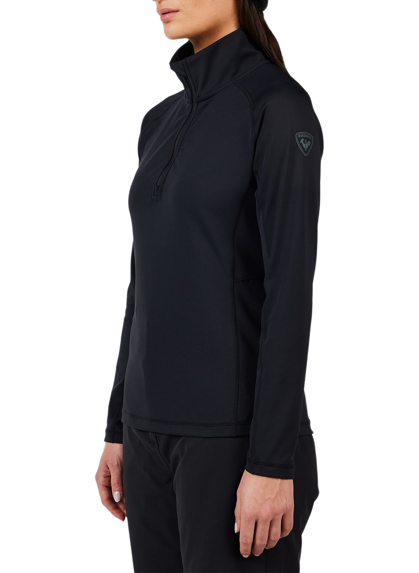 Ski-Midlayer mit Stehkragen ROSSIGNOL Schwarz