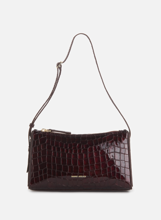 Mini Prism patent leather handbag MANU ATELIER