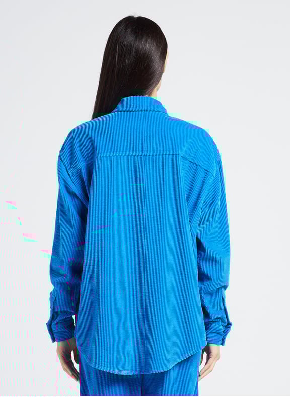 SURCHEMISE COL CLASSIQUE EN VELOURS CôTELé PADOW - AMERICAN VINTAGE ...