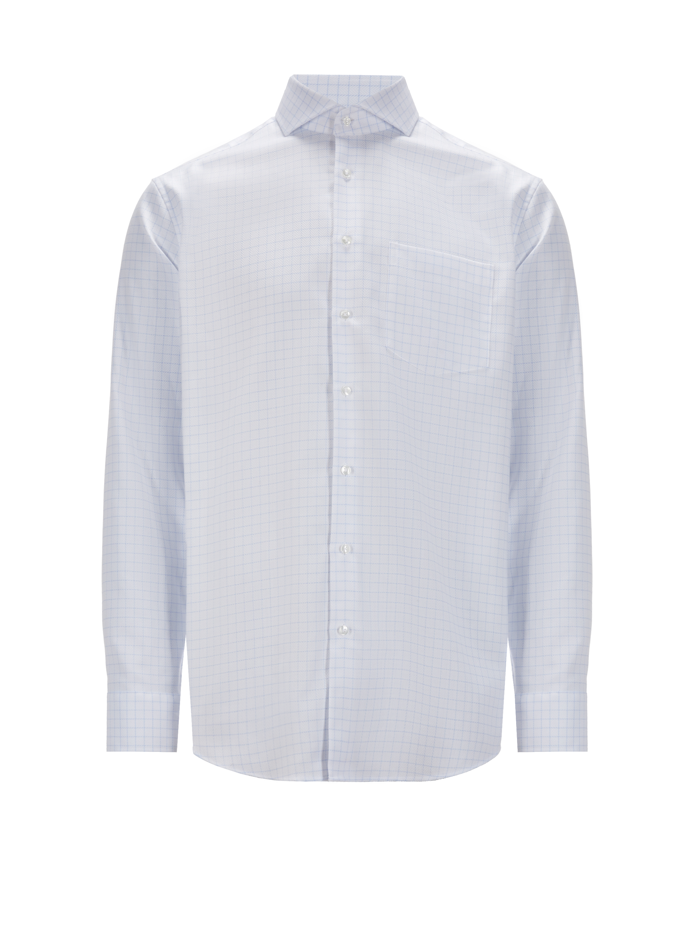 Cotton check shirt  SEIDENSTICKER Blue