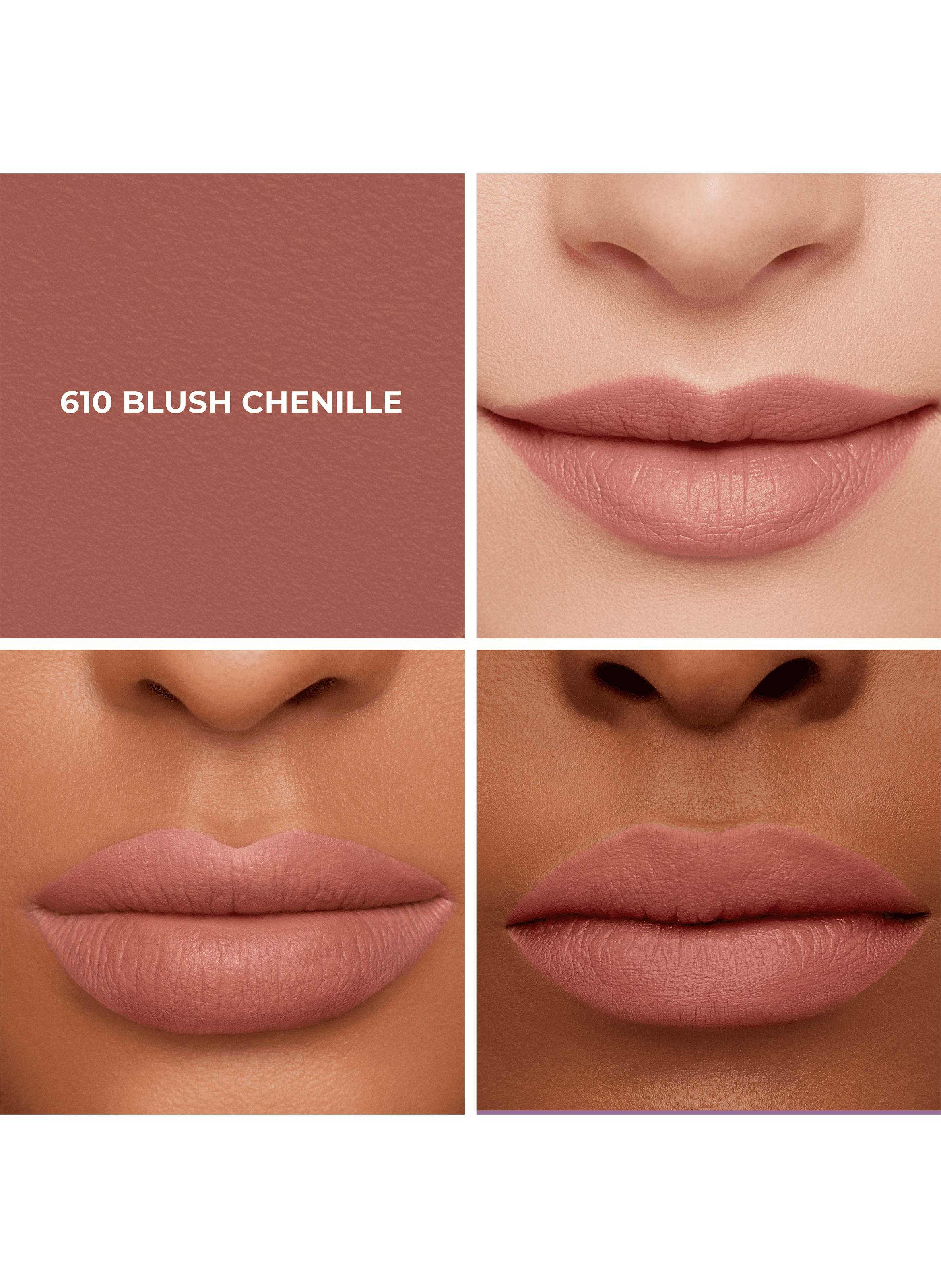 Caviar Smoothing Matte Lipstick Refill LAURA MERCIER 610 blush chenille 