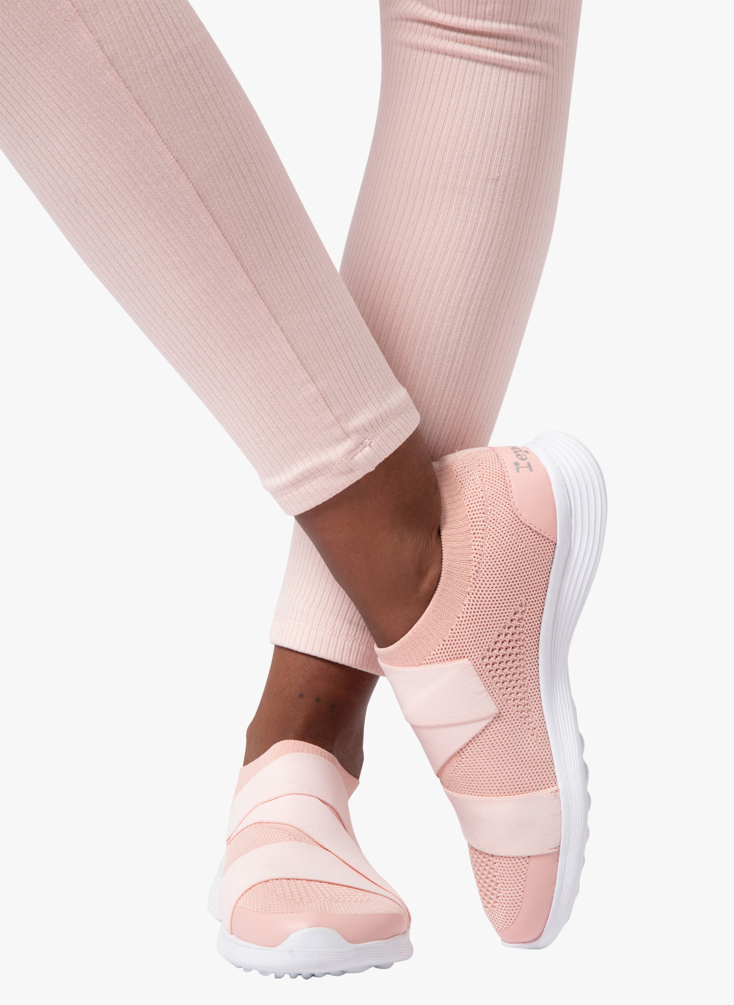 Baskets basses en maille stretch REPETTO Rose
