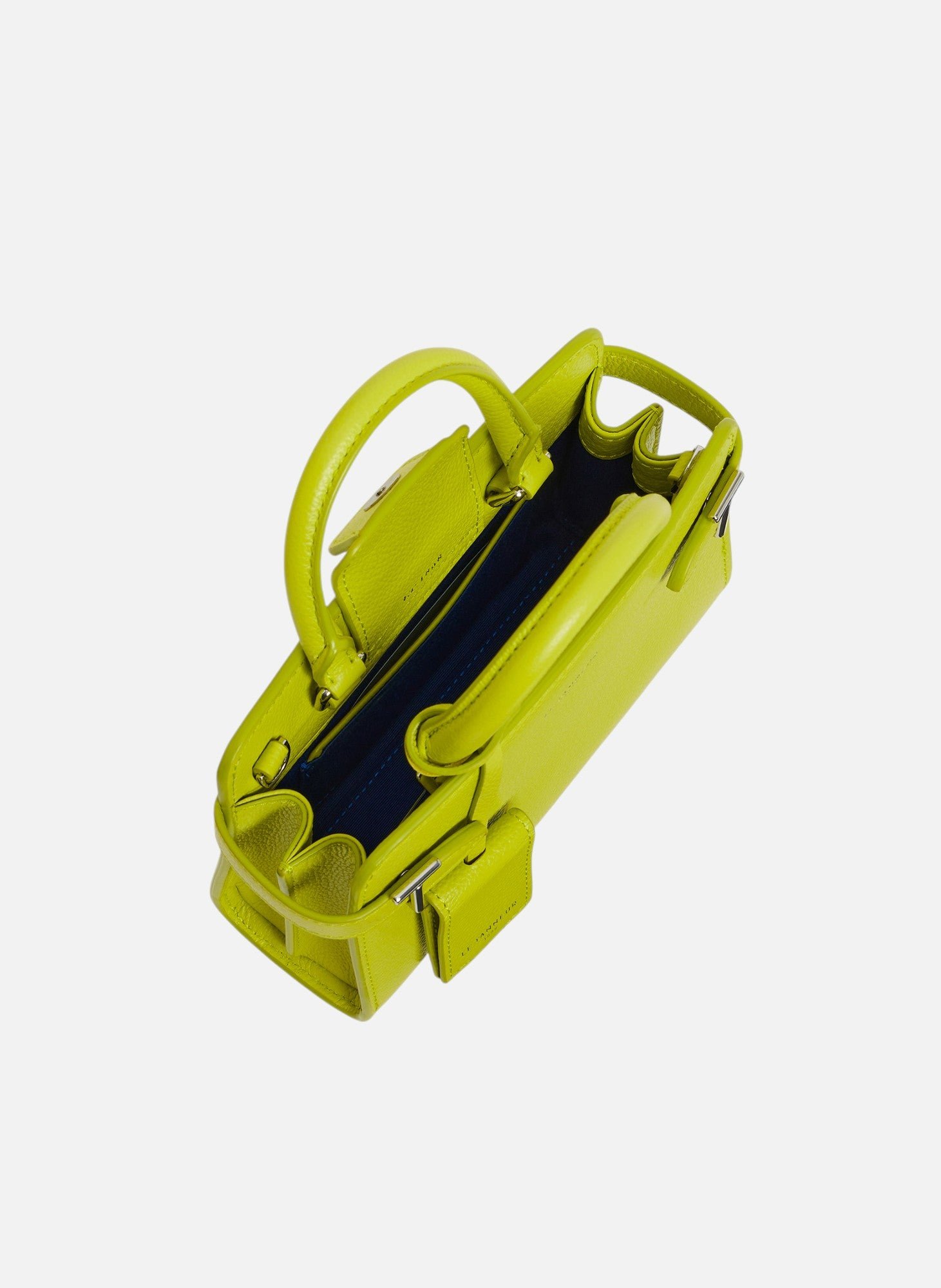 Mini sac à main emilie en cuir grainé LE TANNEUR Vert