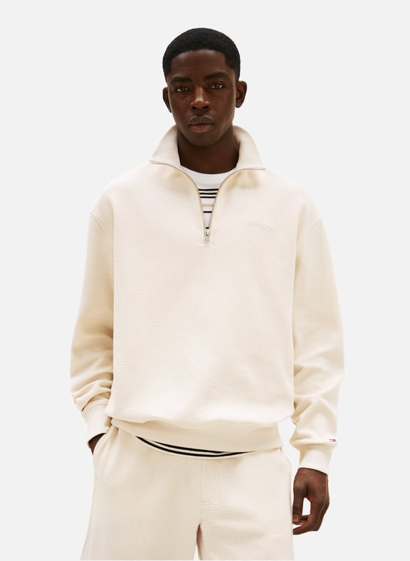 Cotton sweatshirt Beige by TOMMY HILFIGER TOMMY HILFIGER Cotton sweatshirt Beige