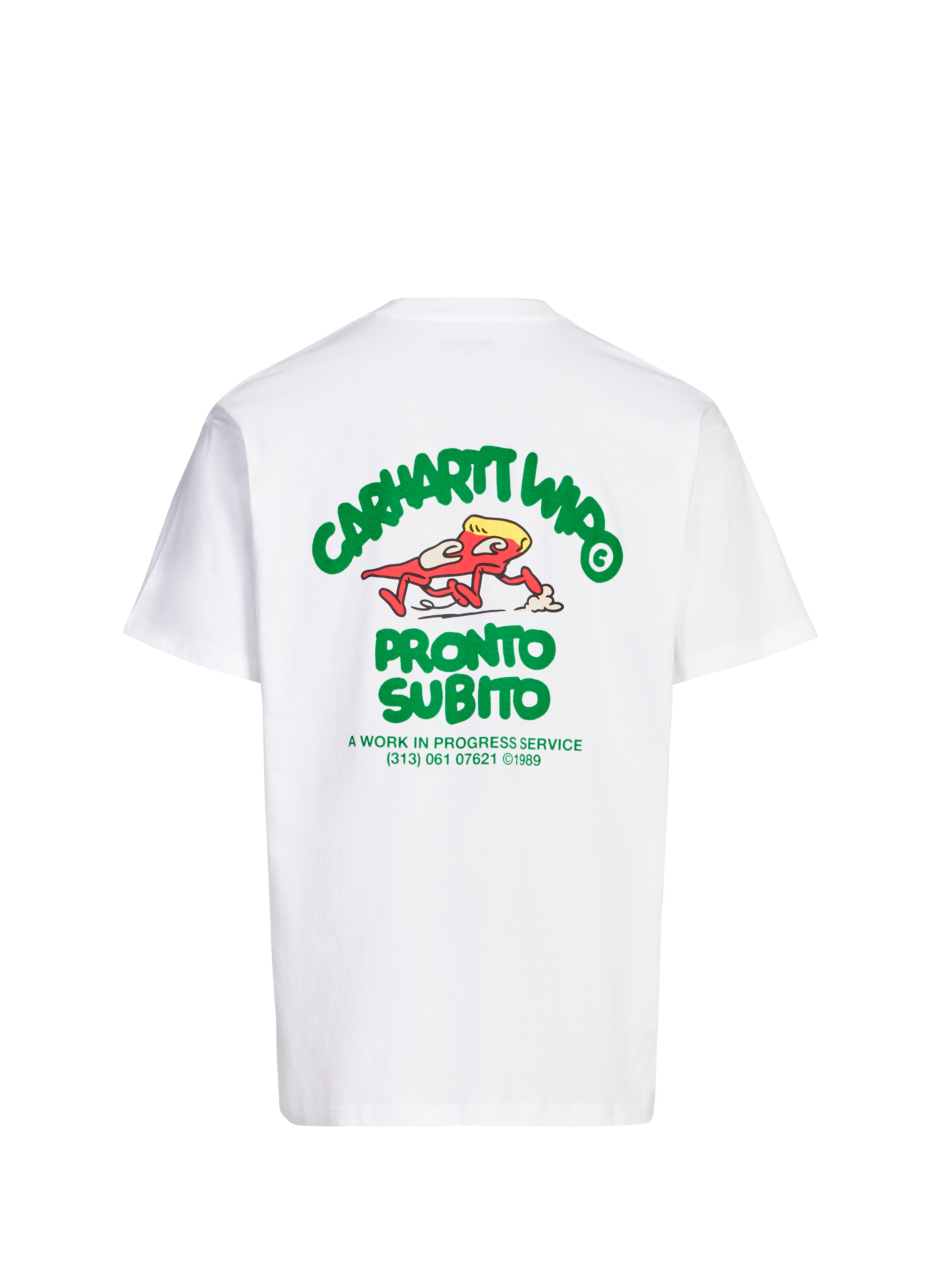 T-shirt imprimé en coton CARHARTT WIP Blanc