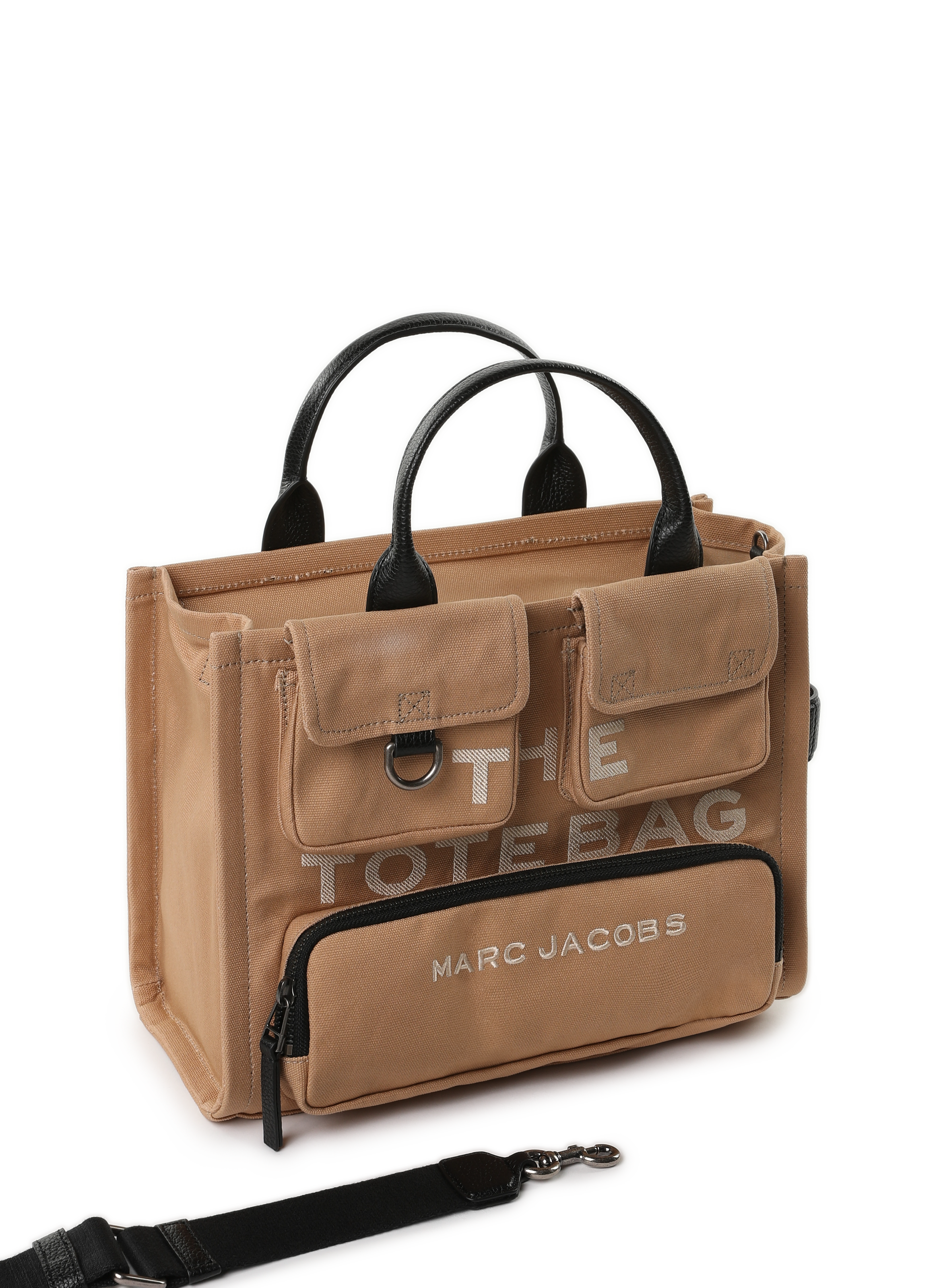 The Cargo Canvas Medium Tote Bag MARC JACOBS Brown