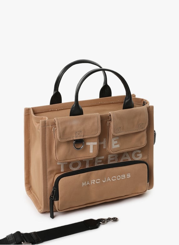 The Cargo Canvas Medium Tote Bag | Brown by MARC JACOBS The Cargo Canvas Medium Tote Bag Brown
