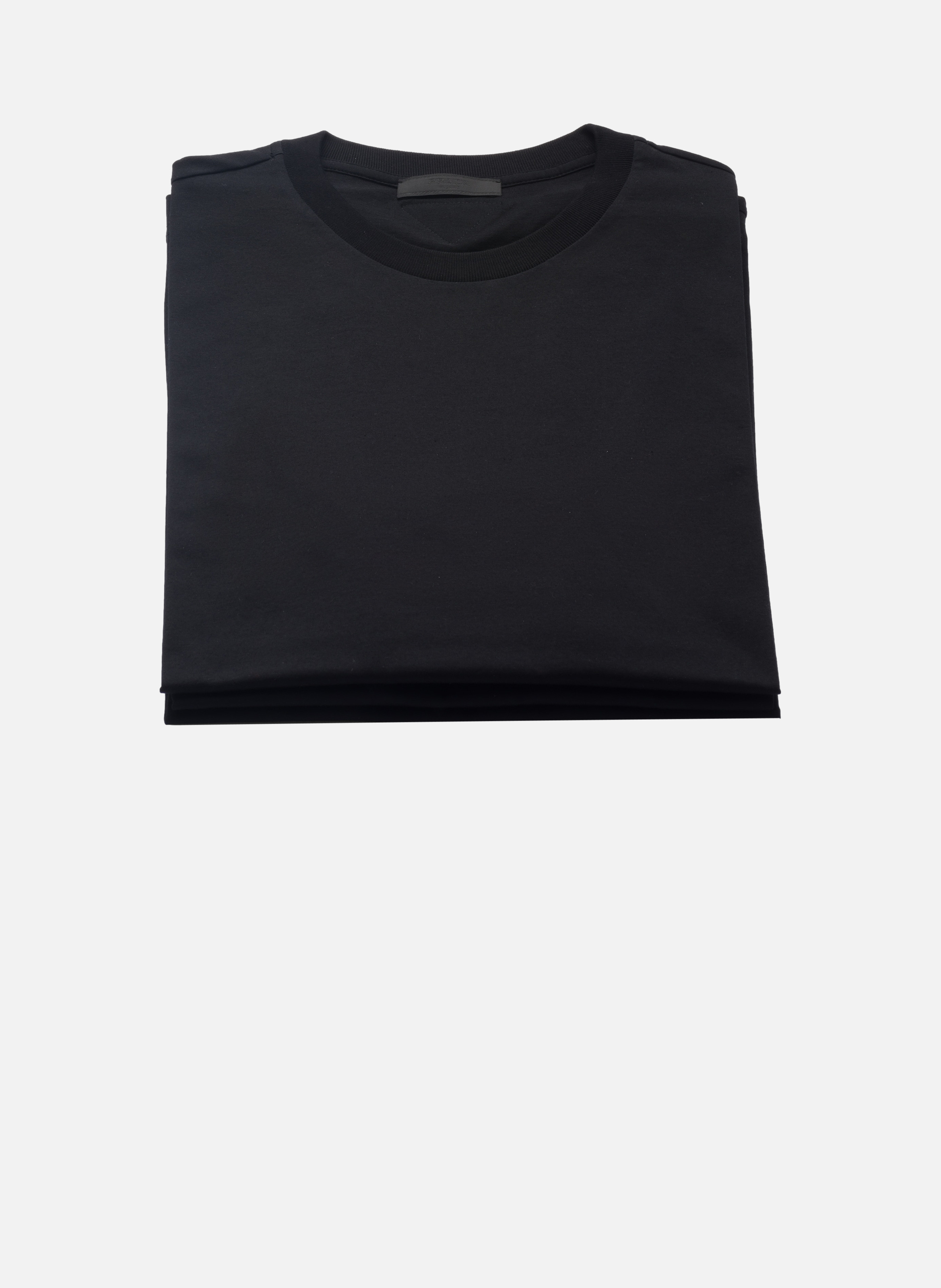 T-shirt en coton - lot de 3 PRADA Noir