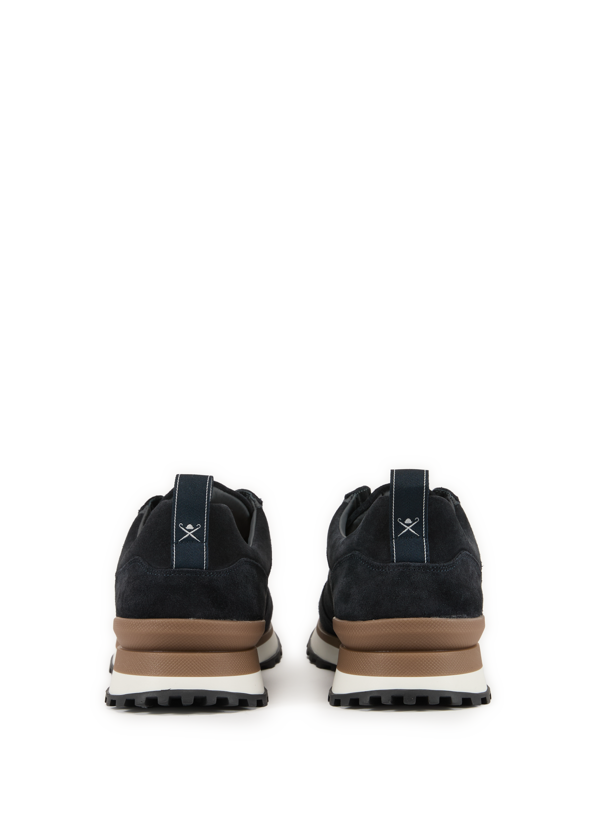 Leather sneakers HACKETT Blue