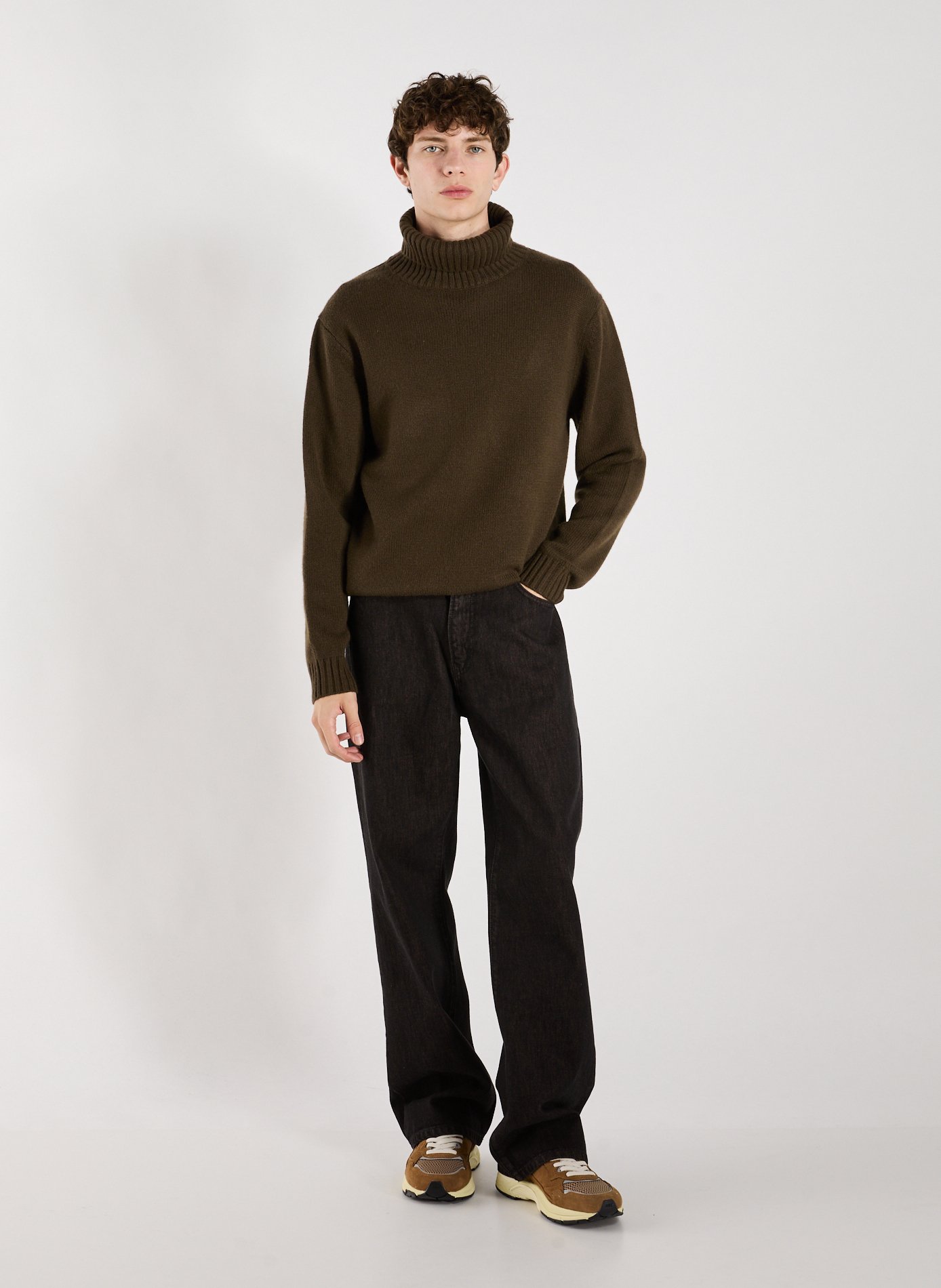 Pull col roulé CLOSED Vert